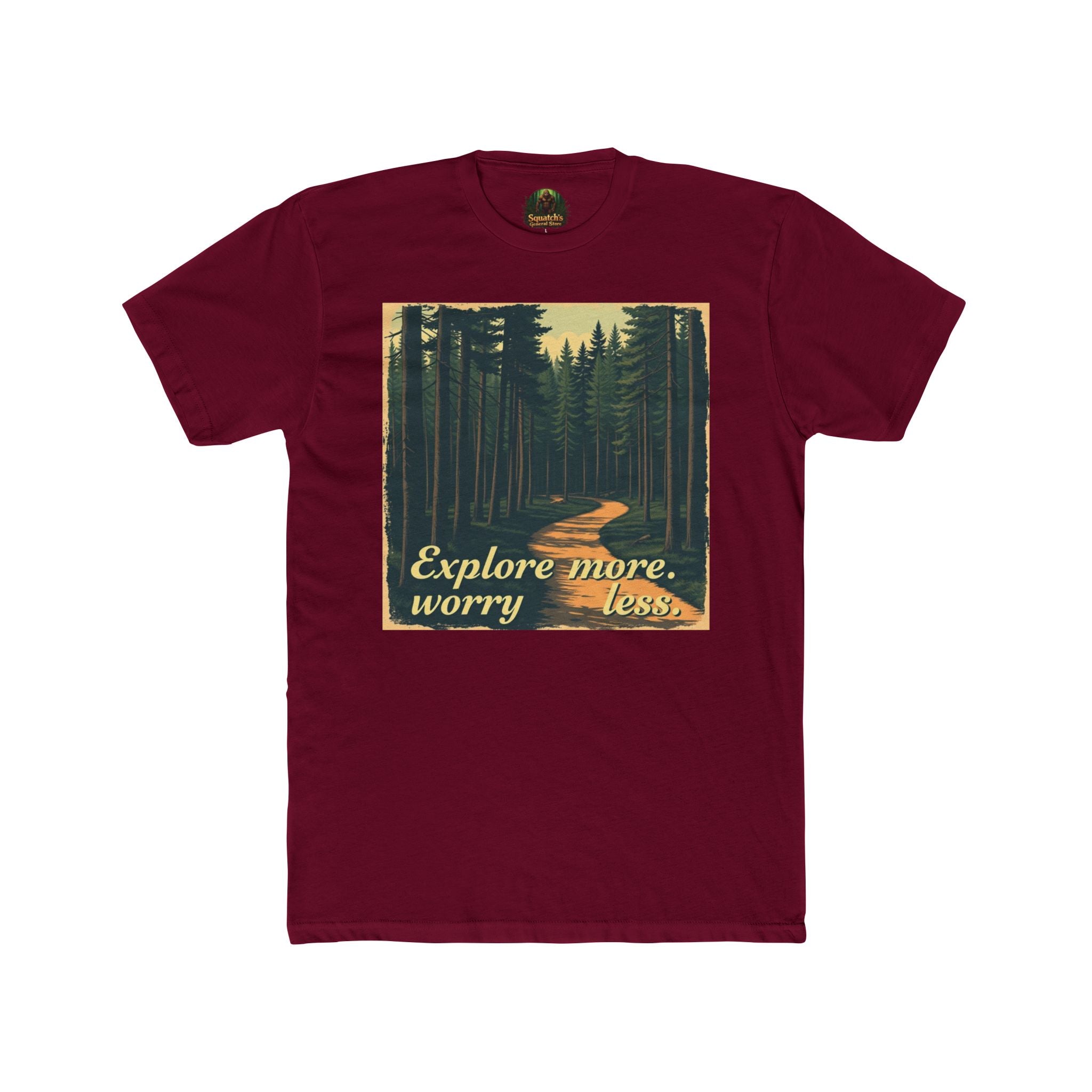 Explore More Worry Less Unisex Cotton Crew Tee