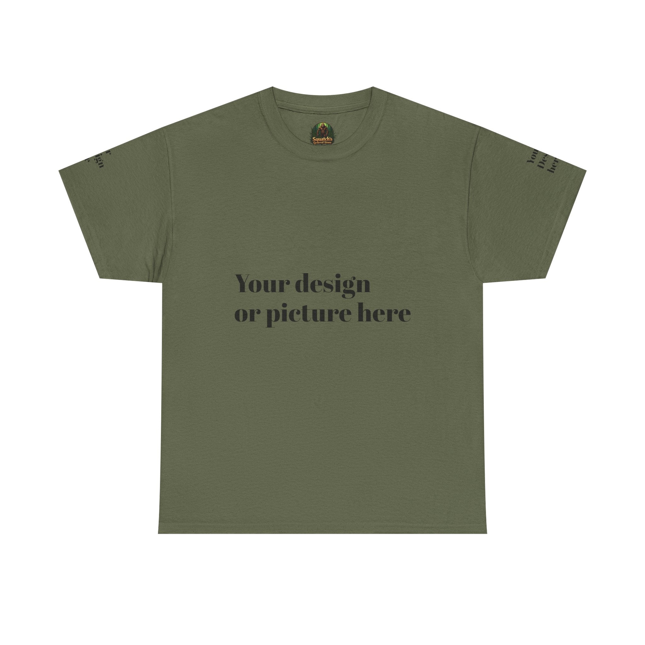 Customizable Unisex Heavy Cotton Tee – Ideal for Events, Gifts, and Everyday Wear