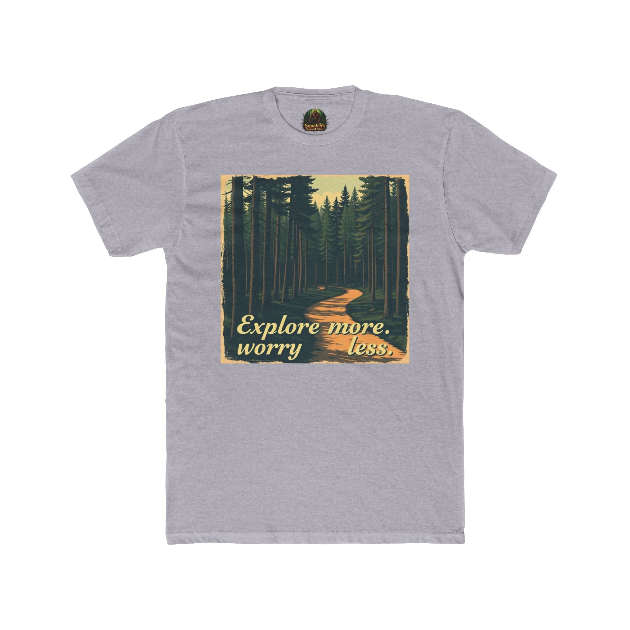 Explore More Worry Less Unisex Cotton Crew Tee