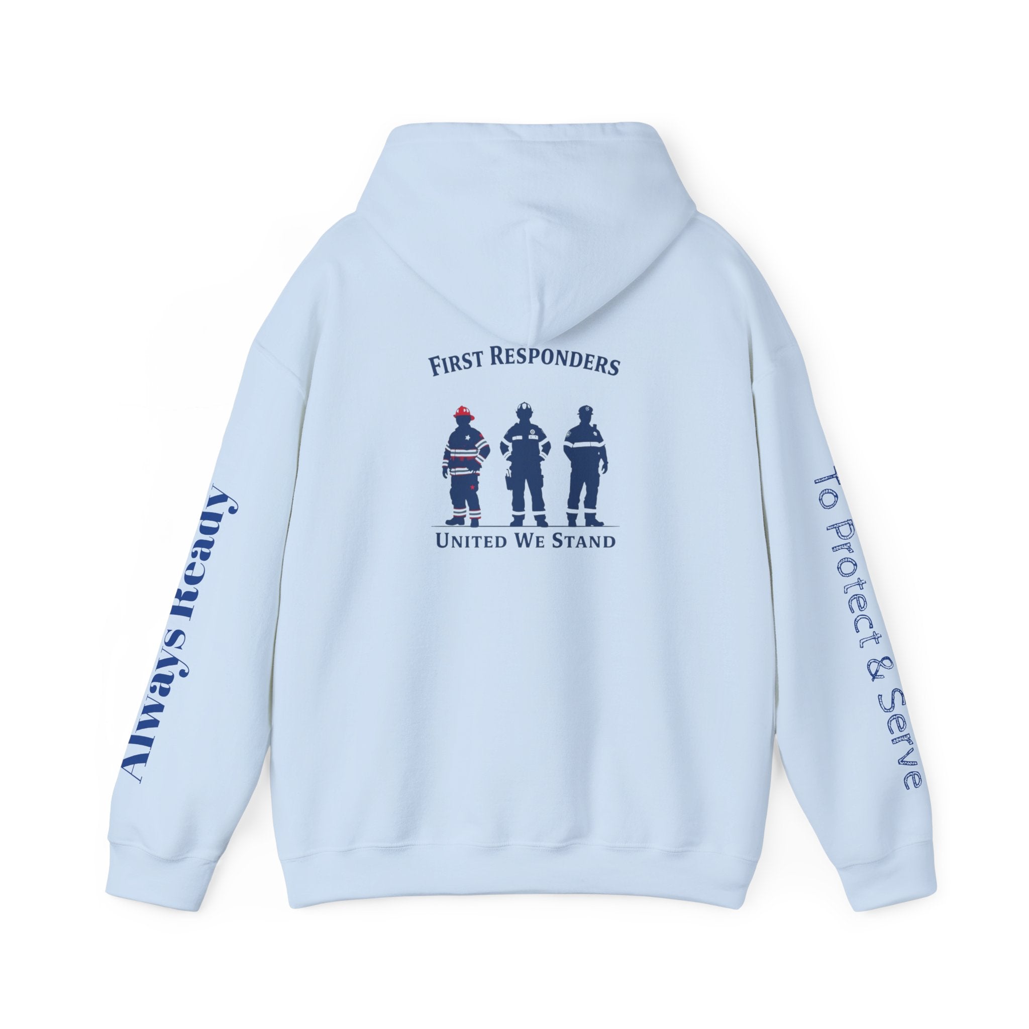 First Responders Unisex Hoodie - Honor, Support & Unite
