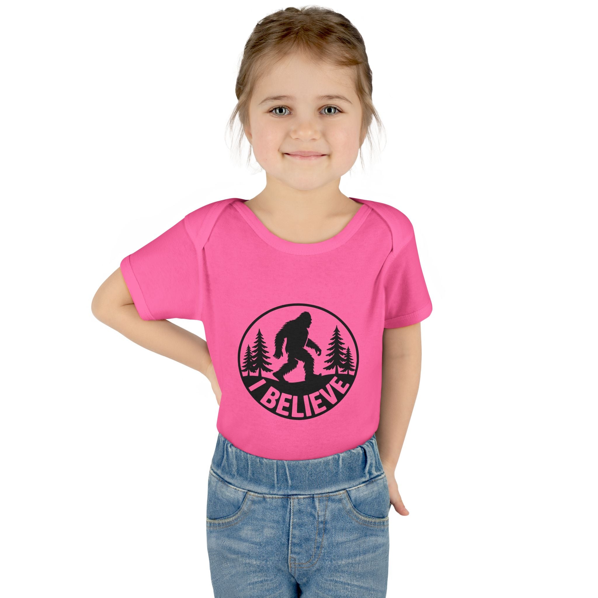 I Believe in Bigfoot Infant Bodysuit