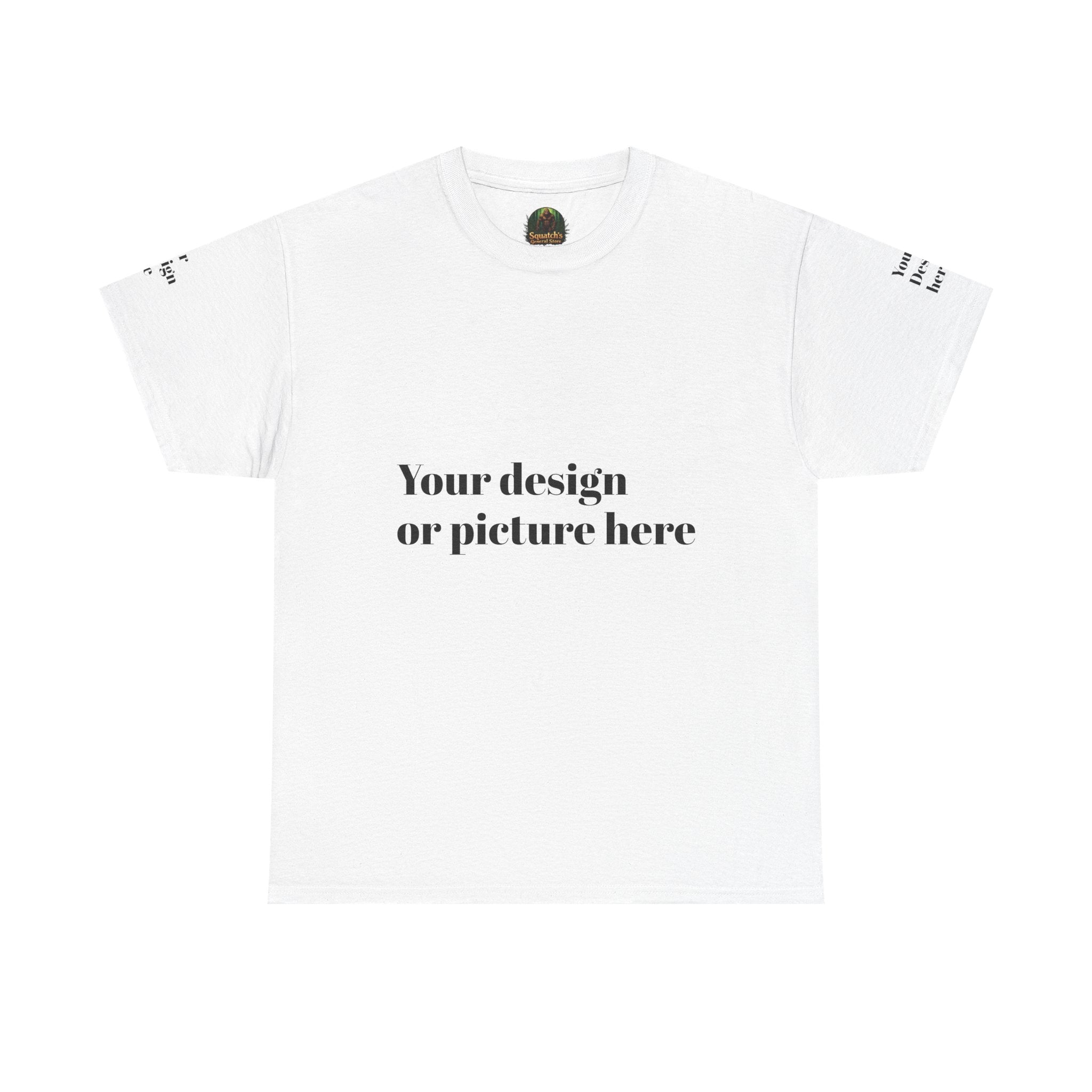 Customizable Unisex Heavy Cotton Tee – Ideal for Events, Gifts, and Everyday Wear