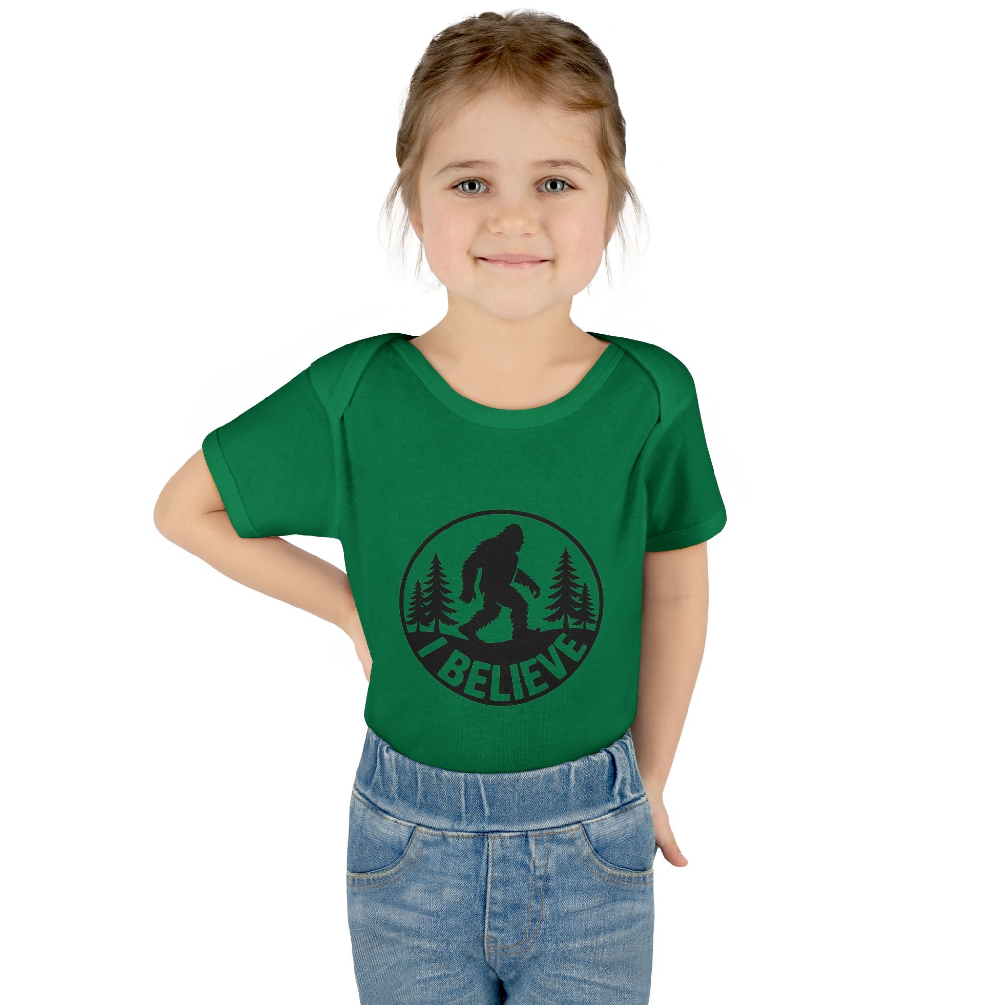 I Believe in Bigfoot Infant Bodysuit