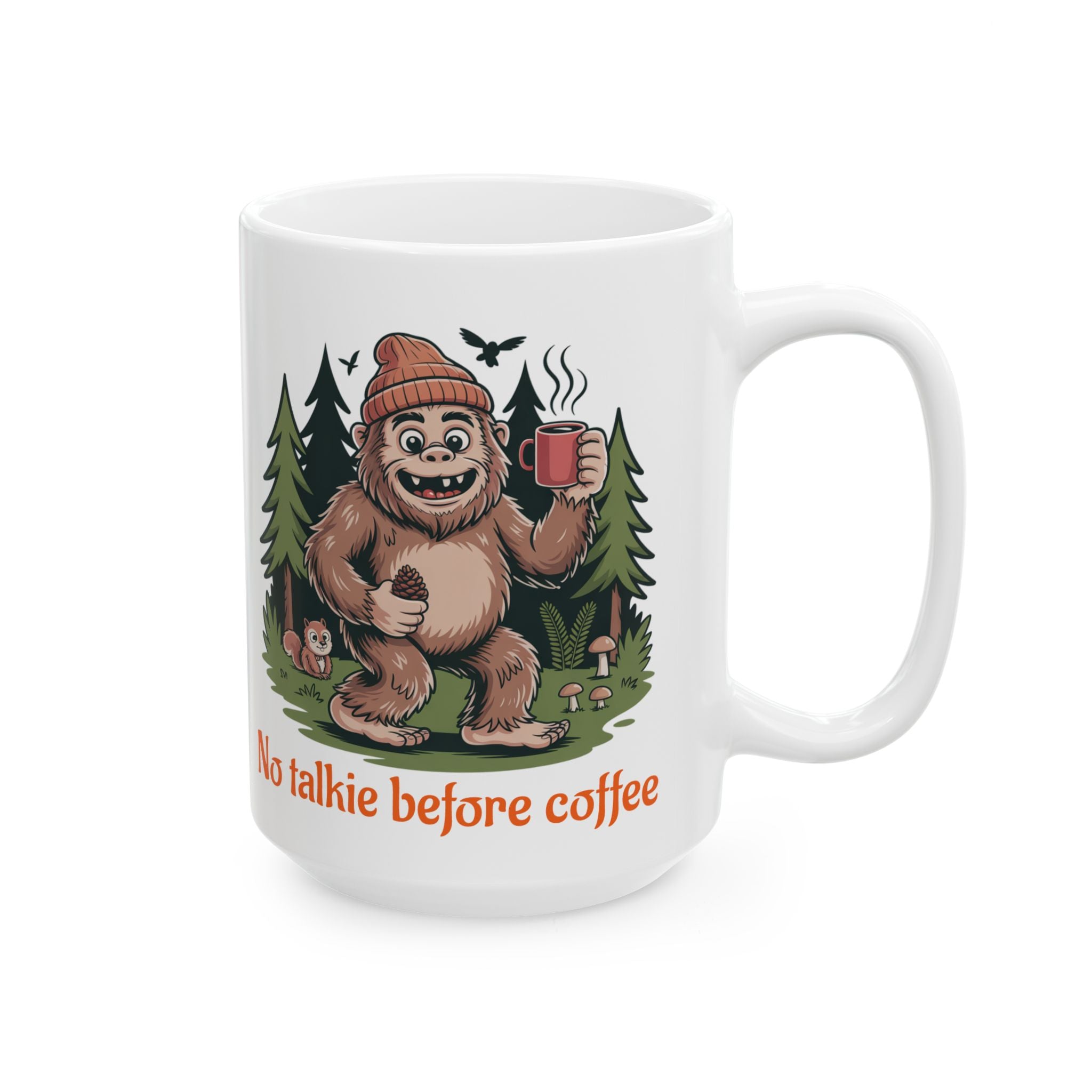 Funny Camping Mug - ‘No Talking Before Coffee’ 11oz & 15oz