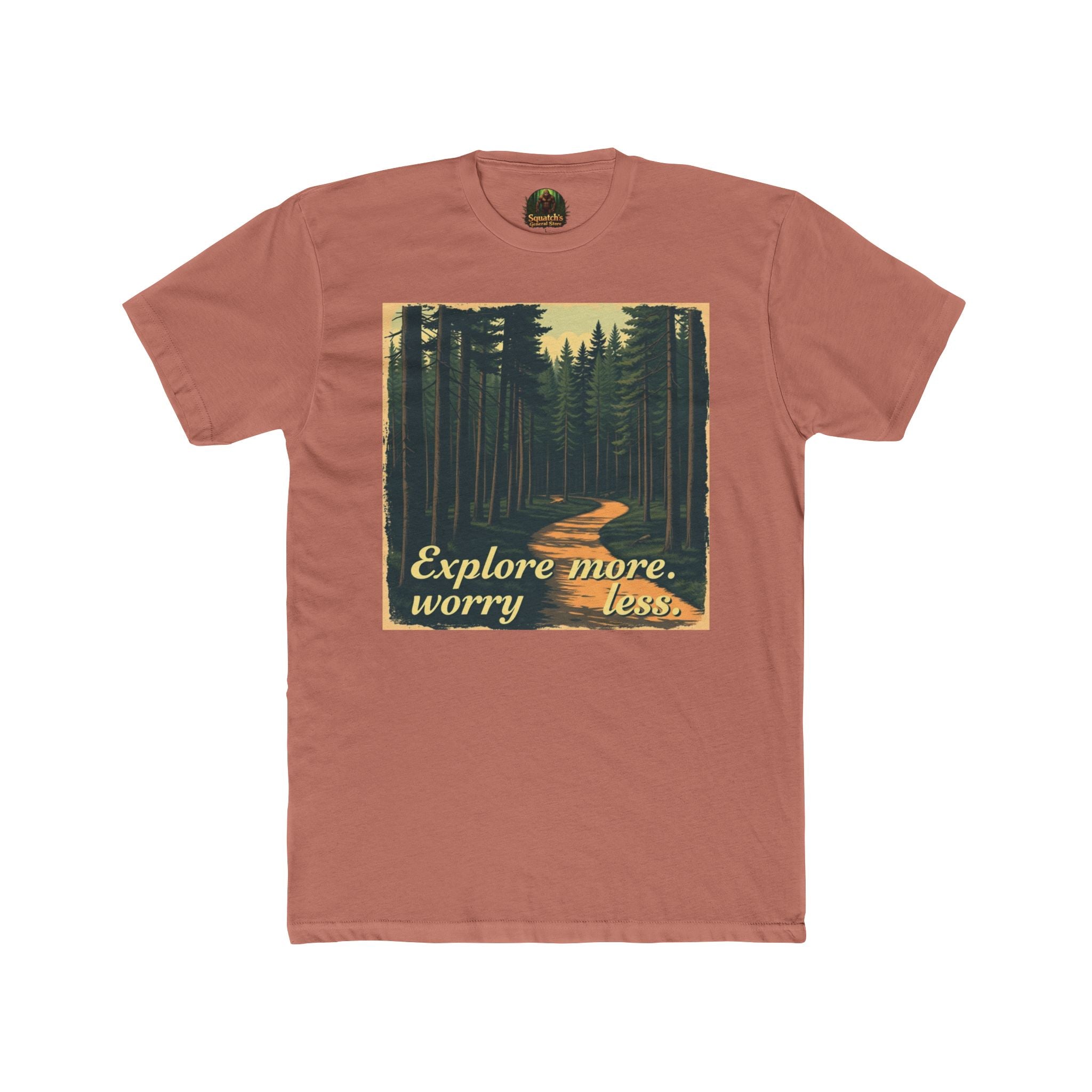 Explore More Worry Less Unisex Cotton Crew Tee