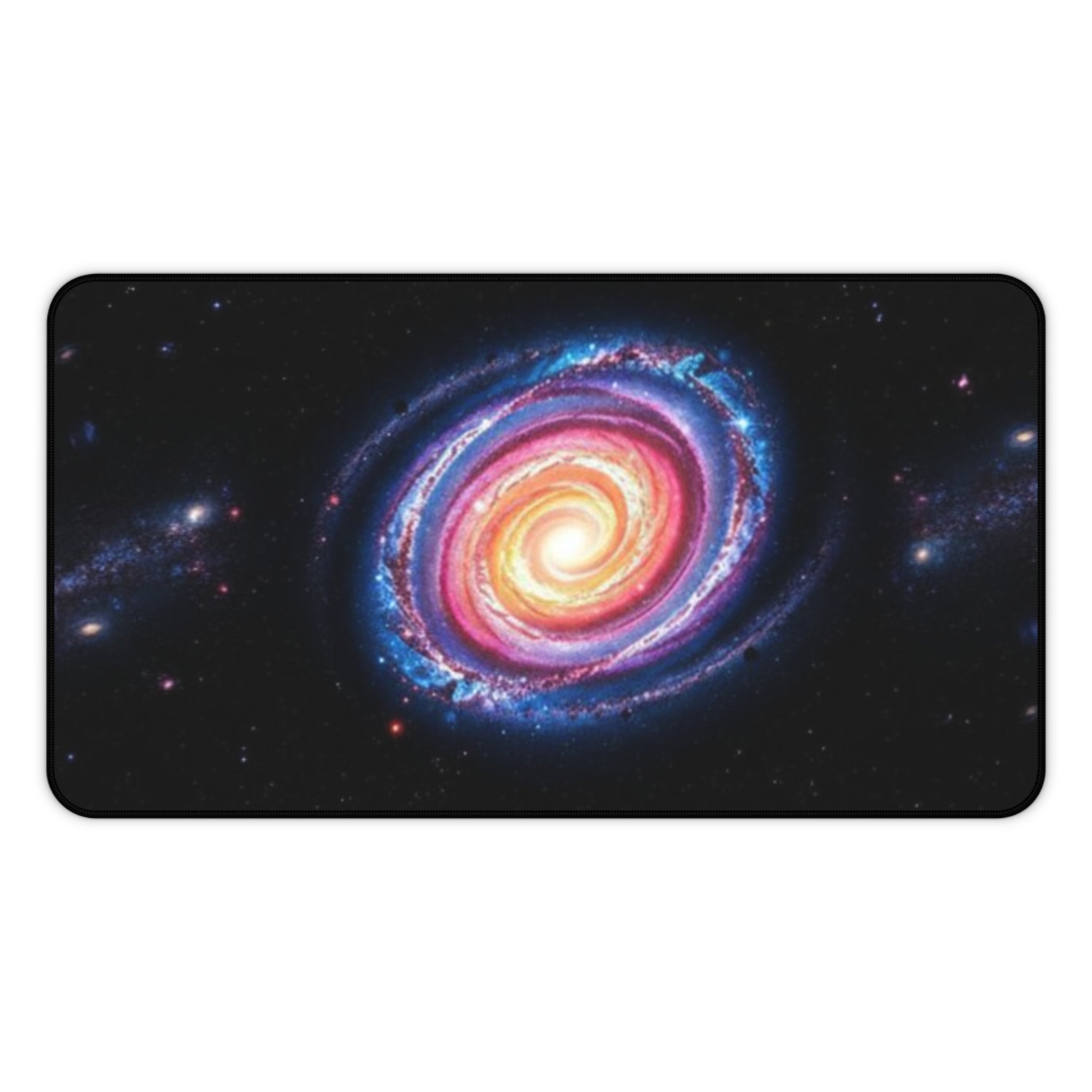 Cosmic Galaxy Desk Mat - Vibrant Space Design for Home Office Decor