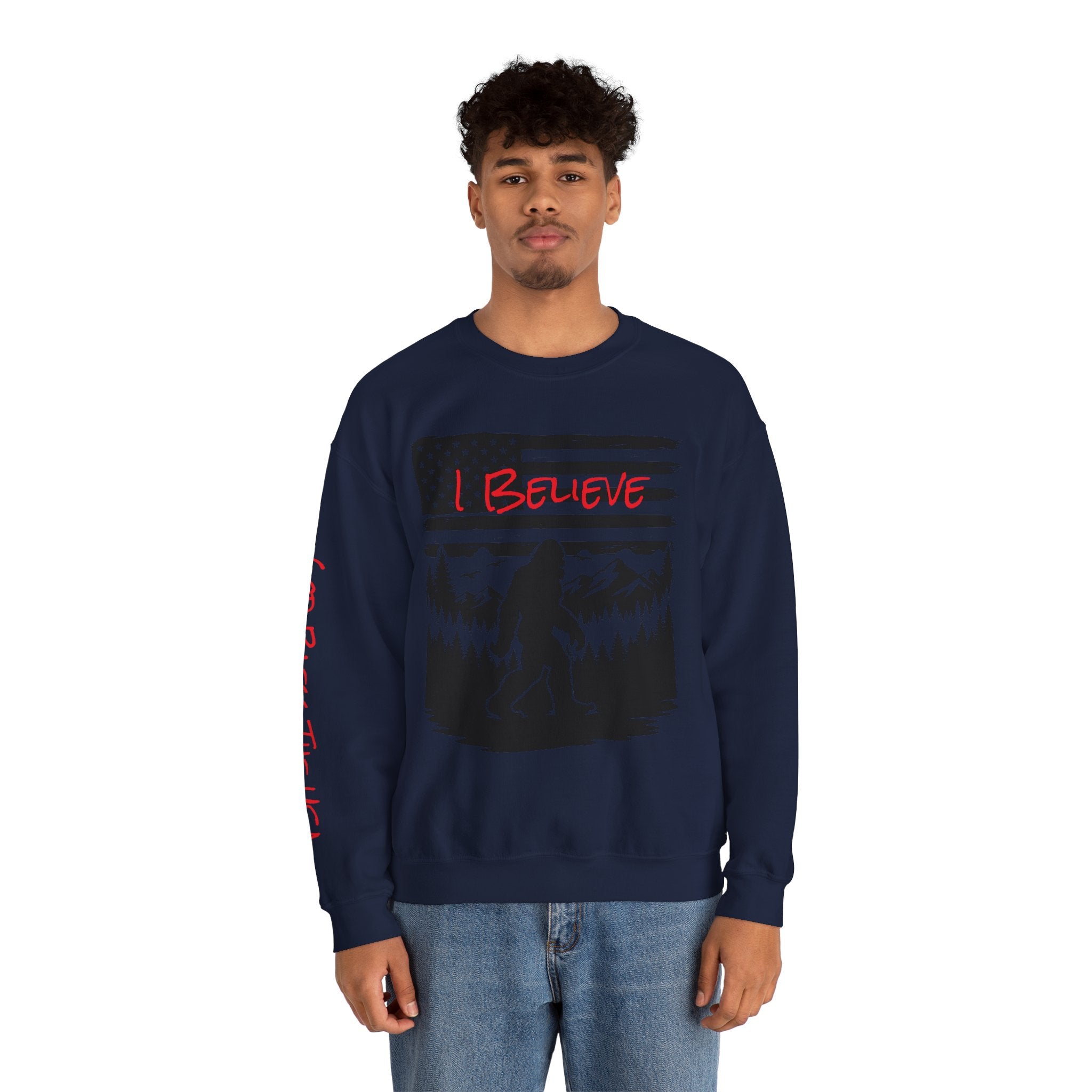 Bigfoot Believer Unisex Crewneck Sweatshirt