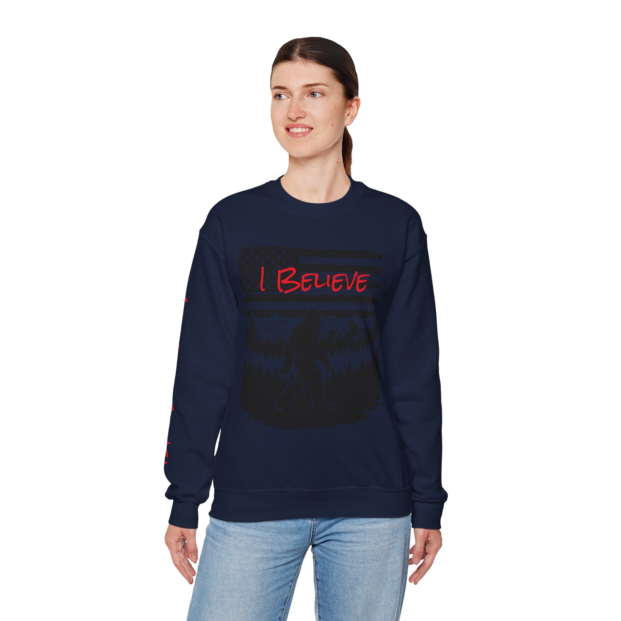 Bigfoot Believer Unisex Crewneck Sweatshirt