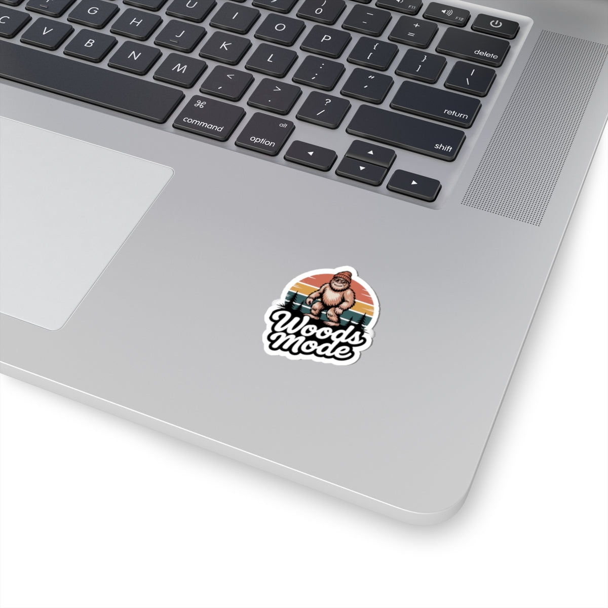 Woods Mode Bigfoot Kiss-Cut Stickers - Perfect for Nature Lovers