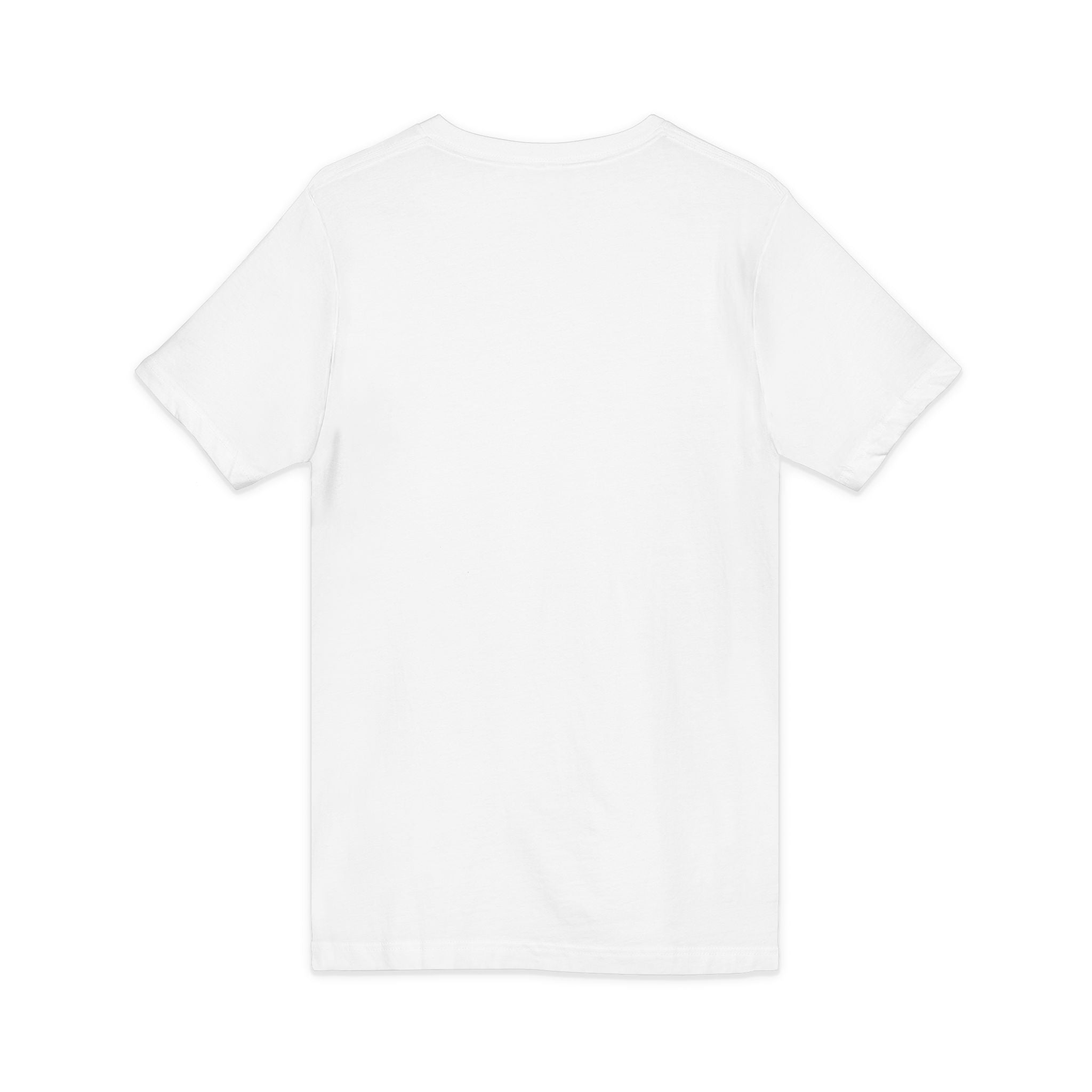 Cat Lover's V-Neck Tee with Playful Design