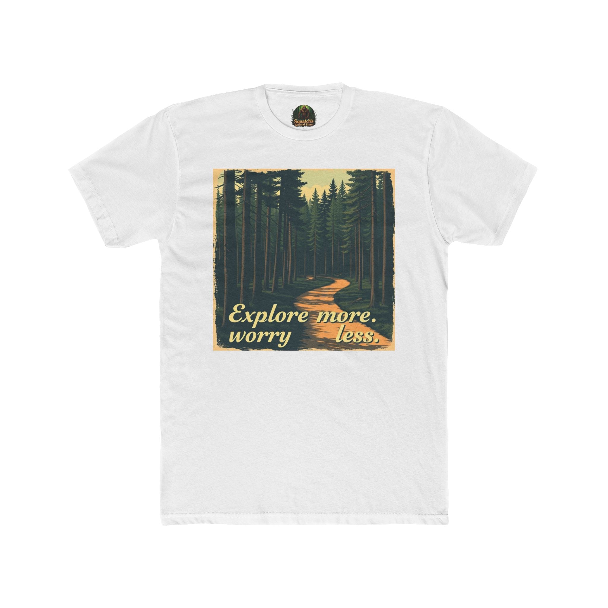 Explore More Worry Less Unisex Cotton Crew Tee