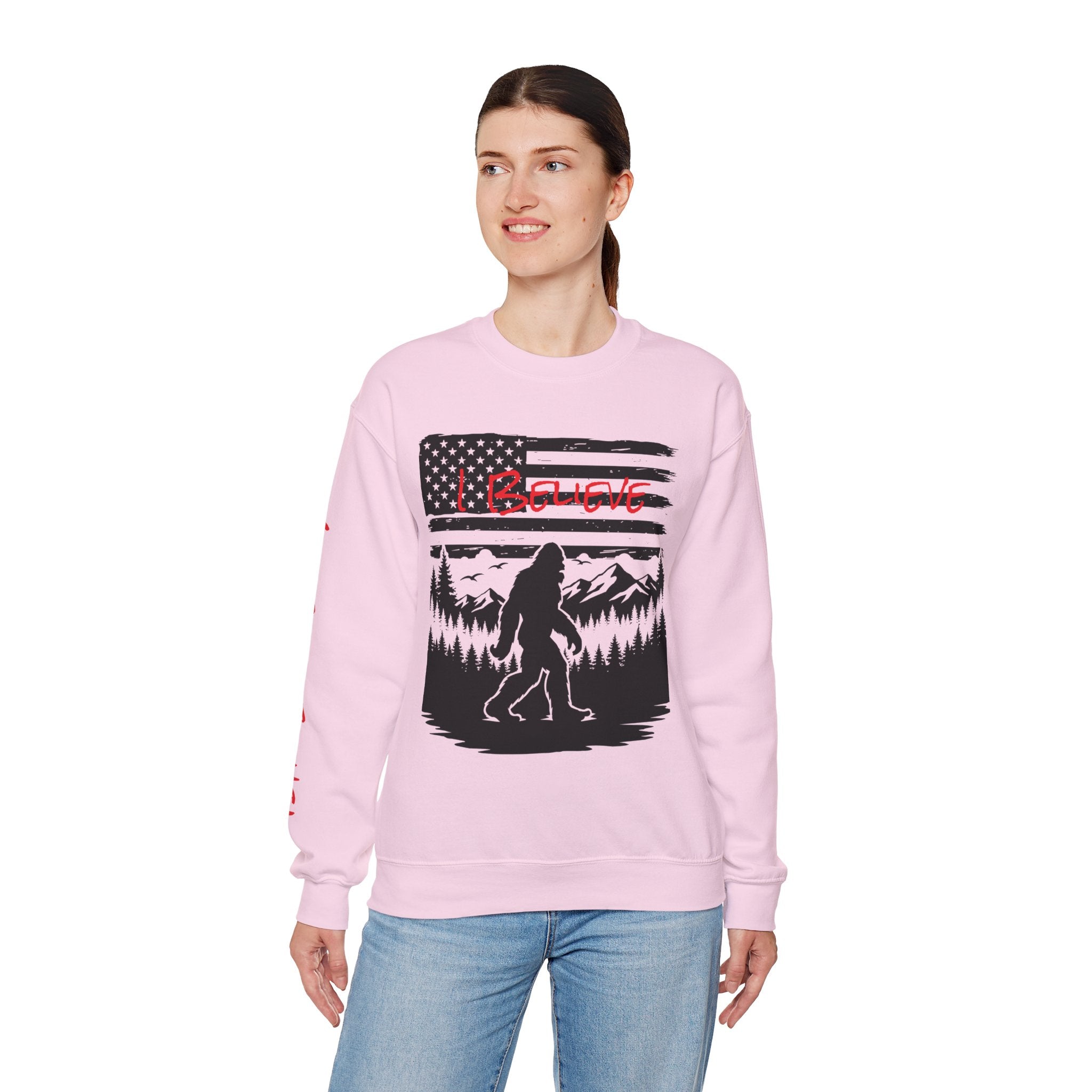 Bigfoot Believer Unisex Crewneck Sweatshirt
