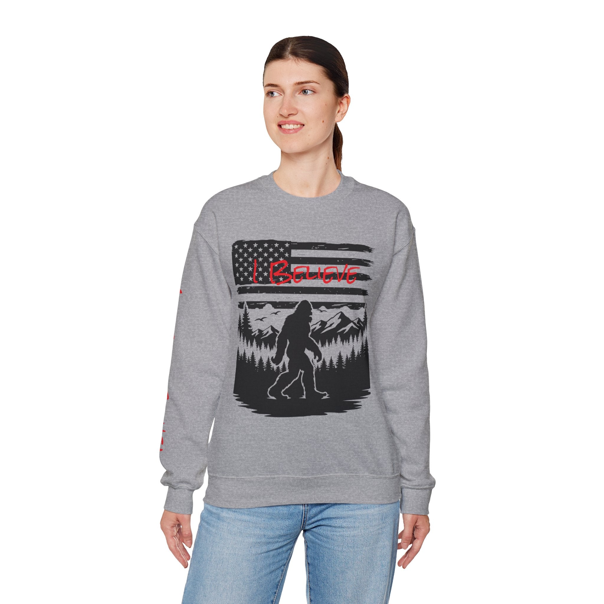 Bigfoot Believer Unisex Crewneck Sweatshirt