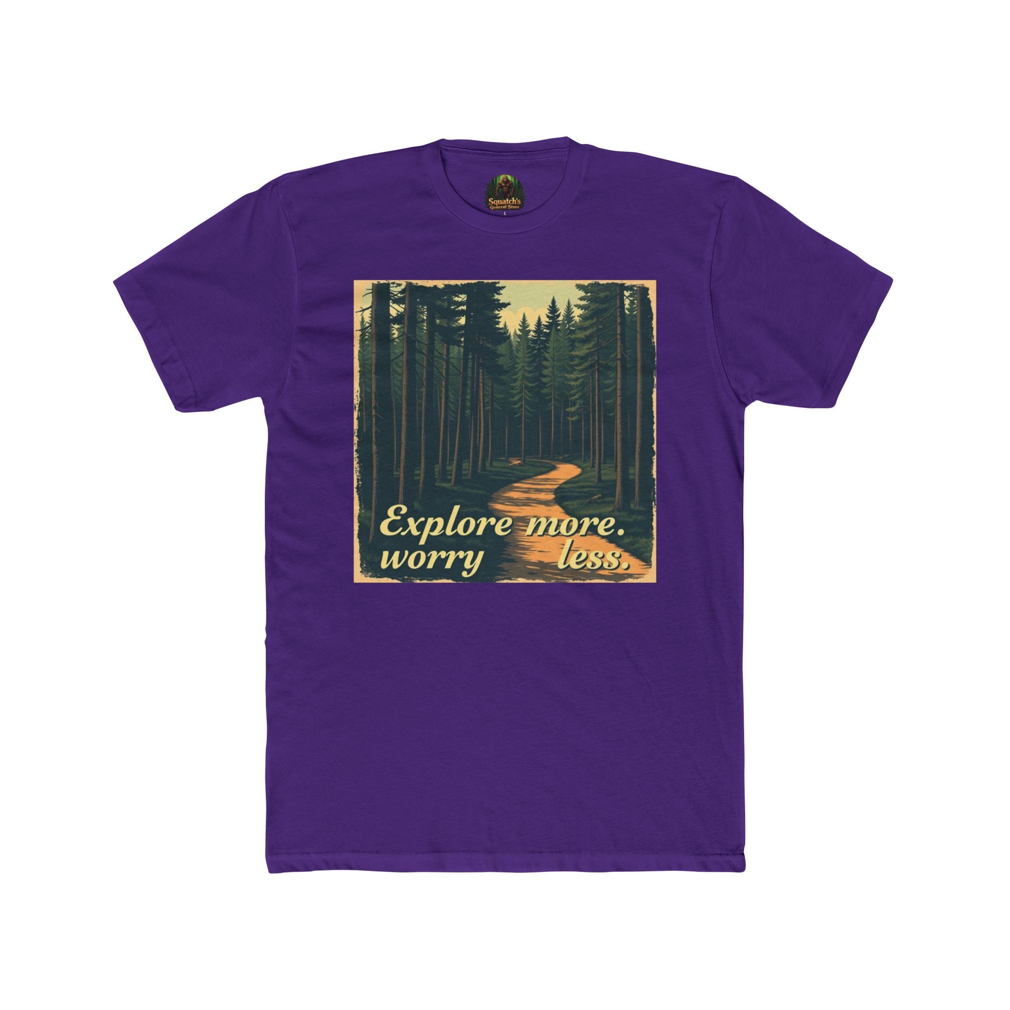 Explore More Worry Less Unisex Cotton Crew Tee