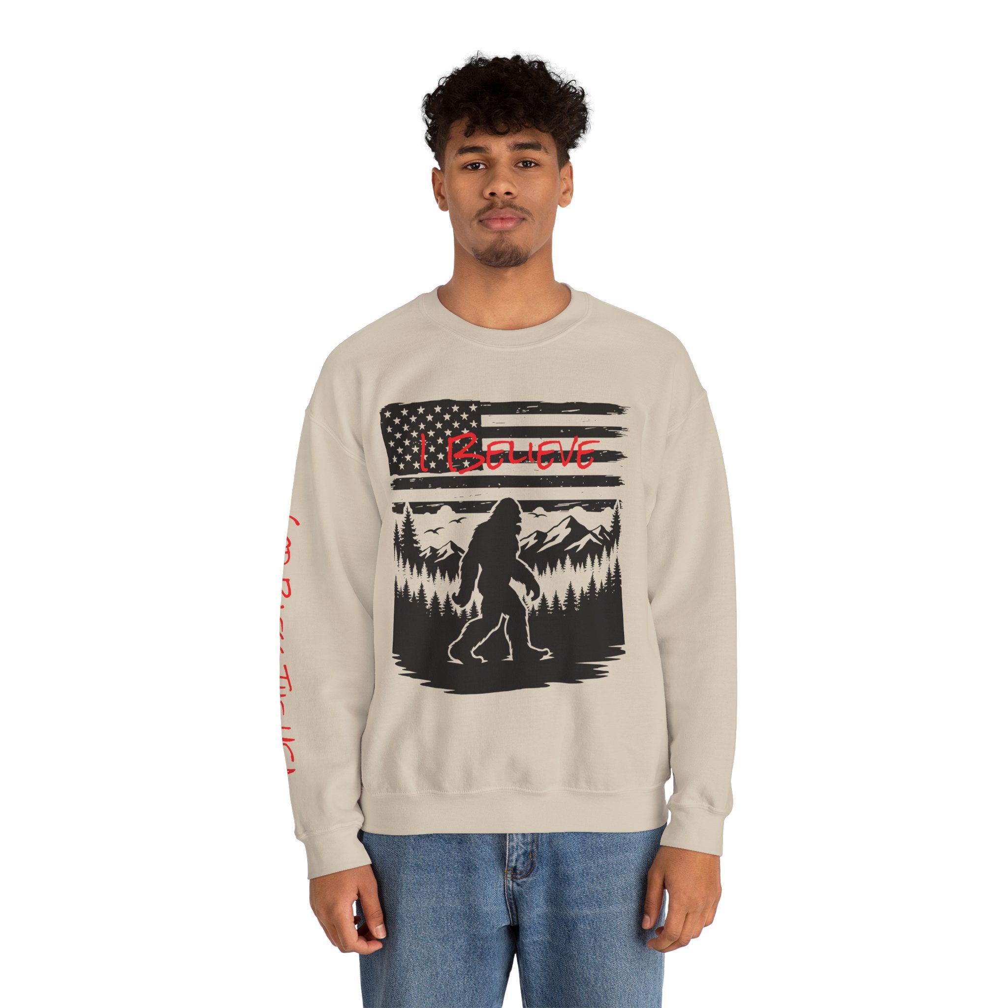 Bigfoot Believer Unisex Crewneck Sweatshirt