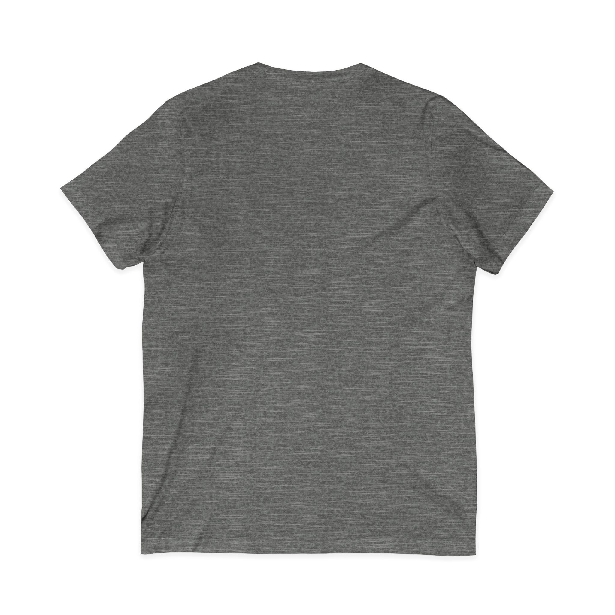 Cat Lover's V-Neck Tee with Playful Design