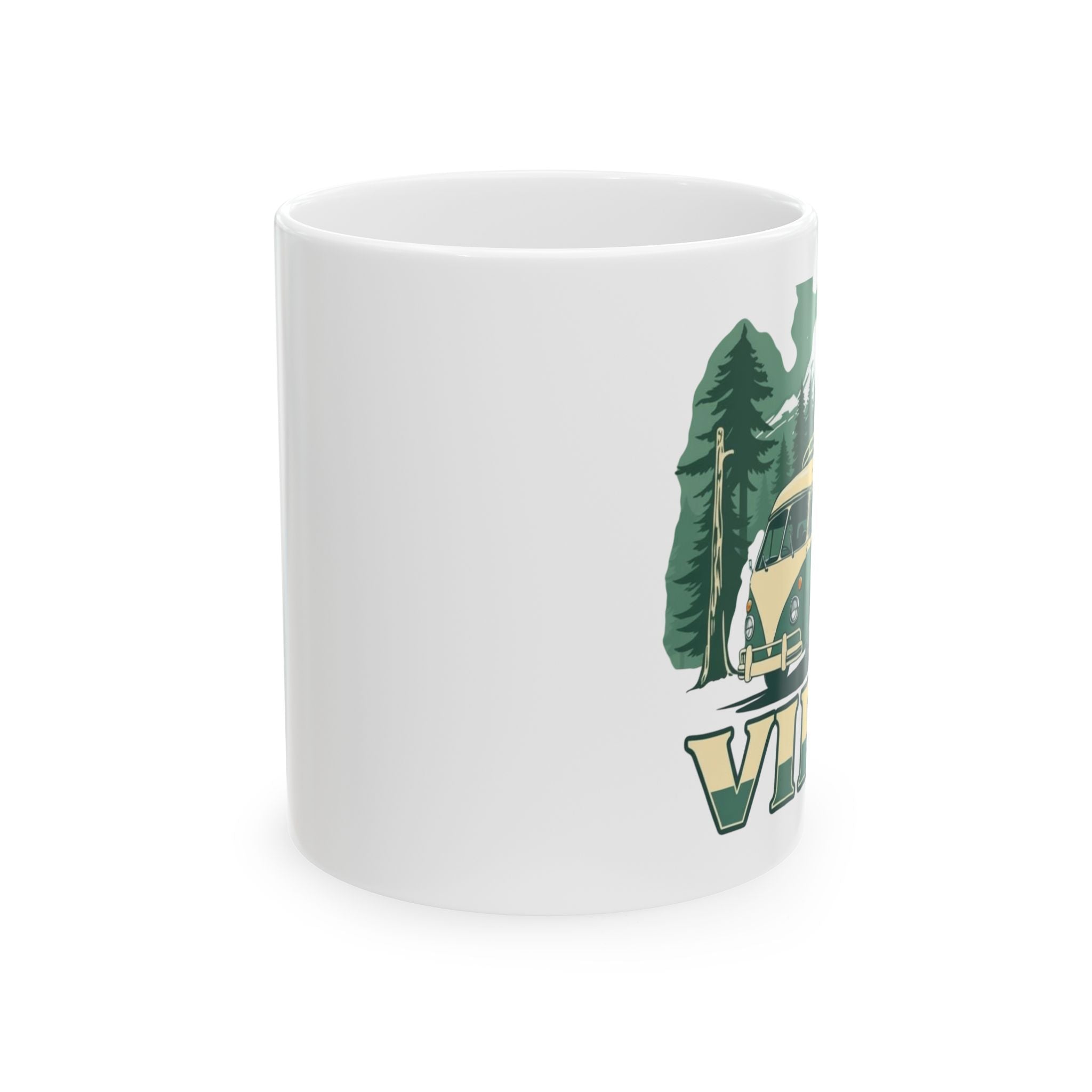 Vintage Camping Ceramic Mug - Perfect for Nature Lovers