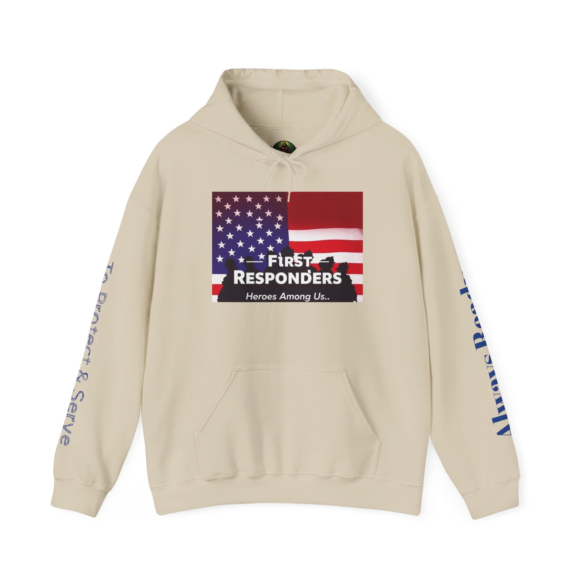 First Responders Unisex Hoodie - Honor, Support & Unite