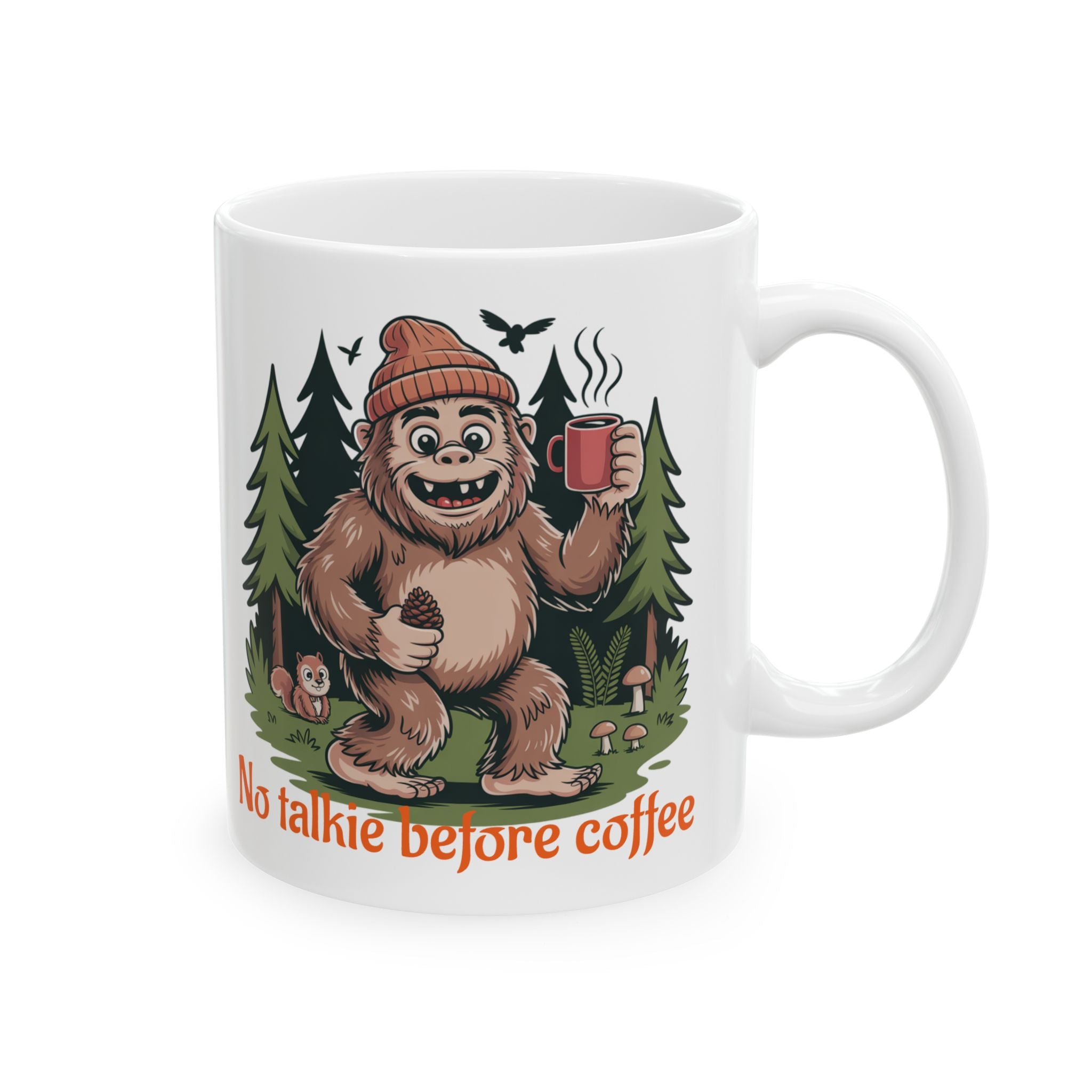 Funny Camping Mug - ‘No Talking Before Coffee’ 11oz & 15oz