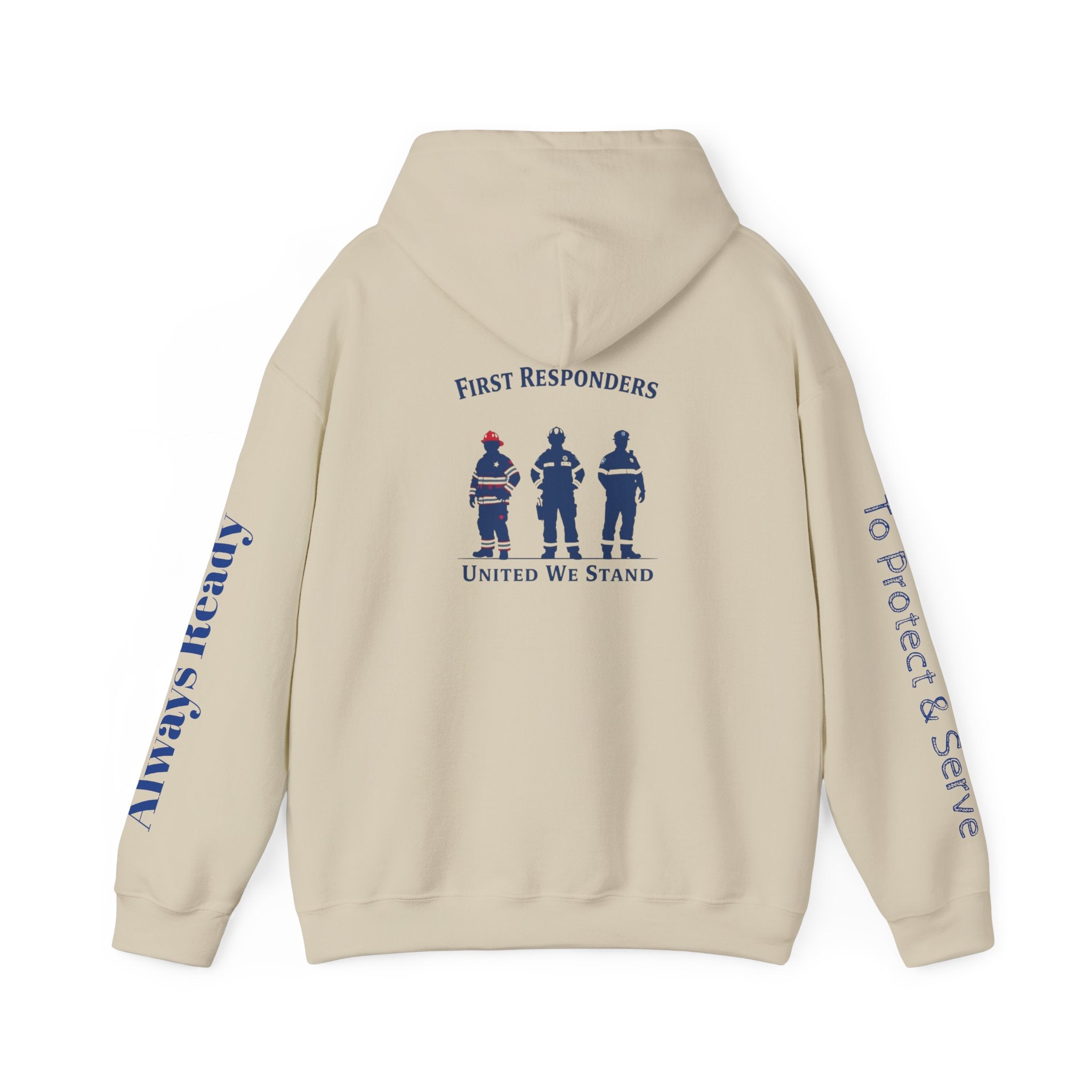 First Responders Unisex Hoodie - Honor, Support & Unite