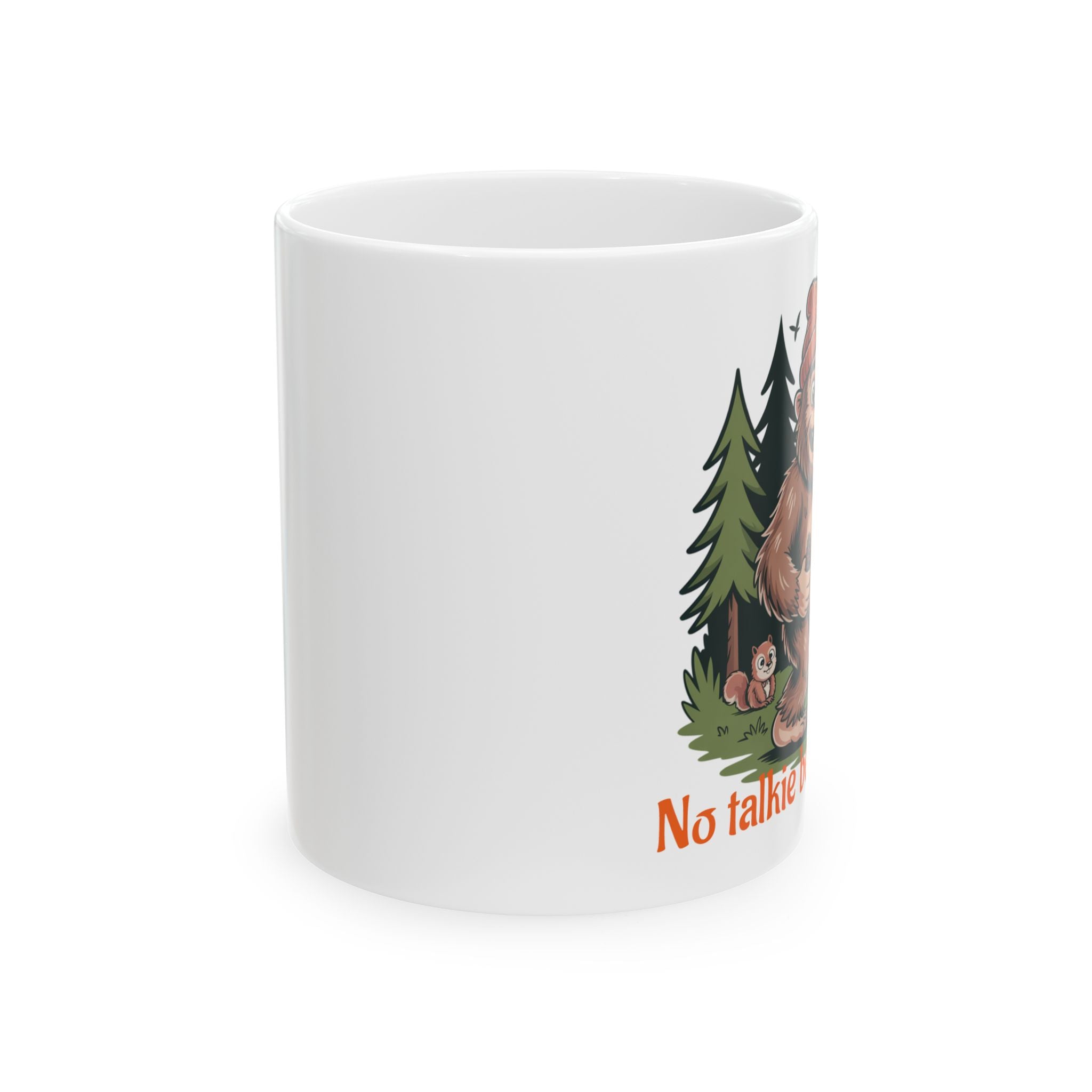 Funny Camping Mug - ‘No Talking Before Coffee’ 11oz & 15oz