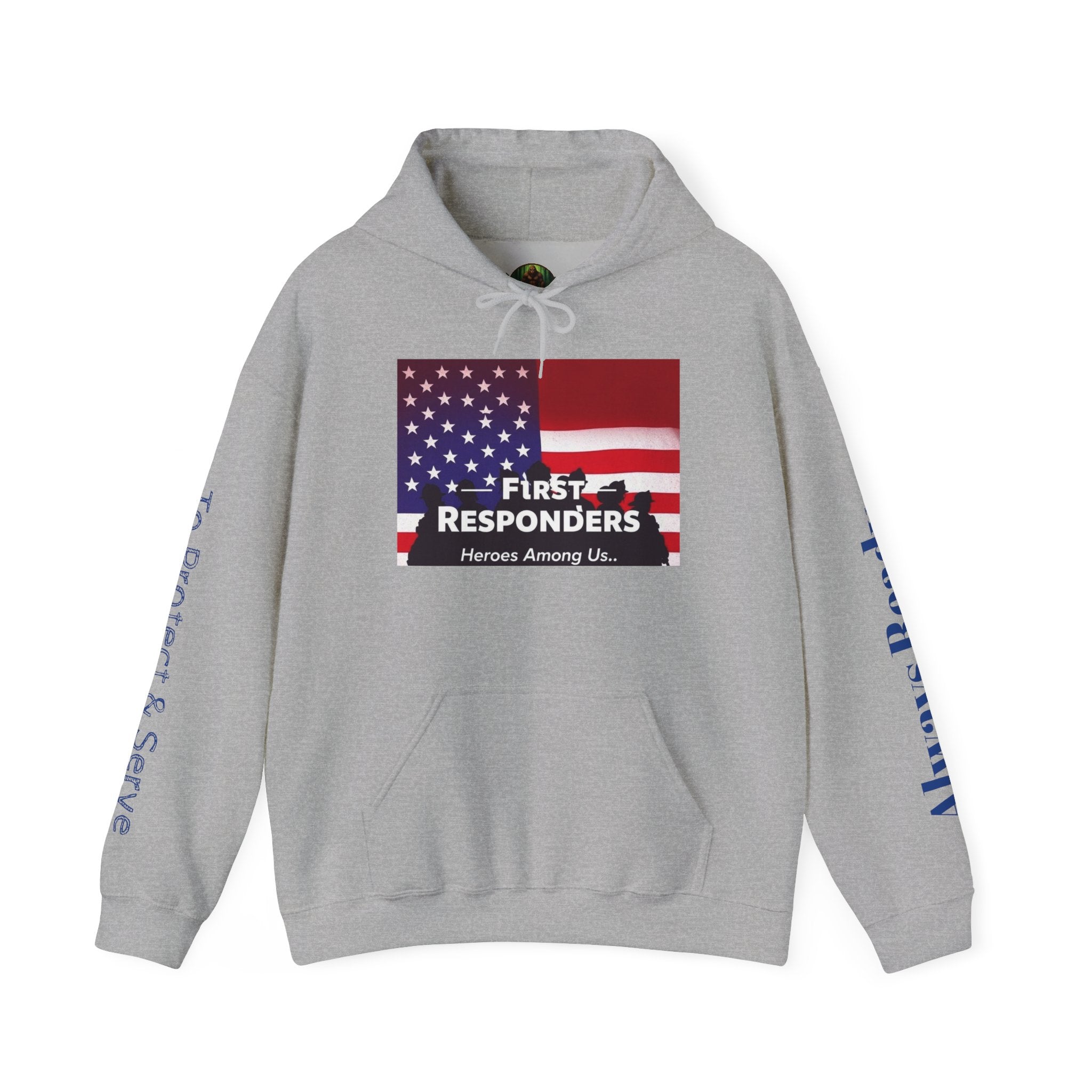 First Responders Unisex Hoodie - Honor, Support & Unite