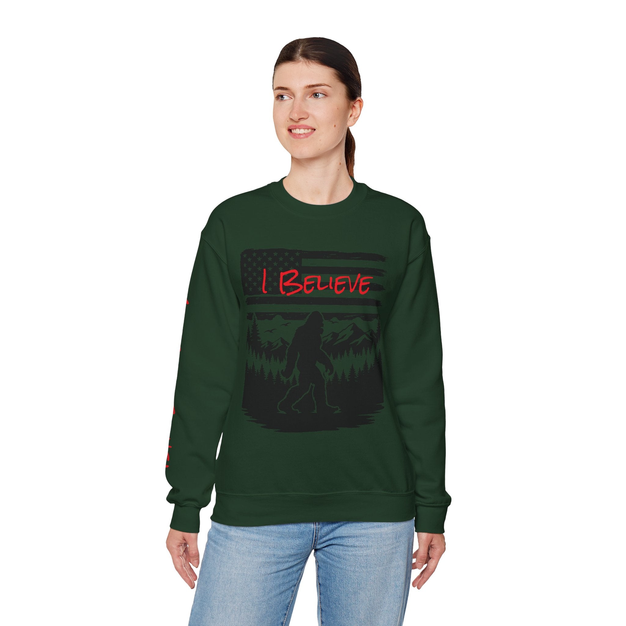 Bigfoot Believer Unisex Crewneck Sweatshirt