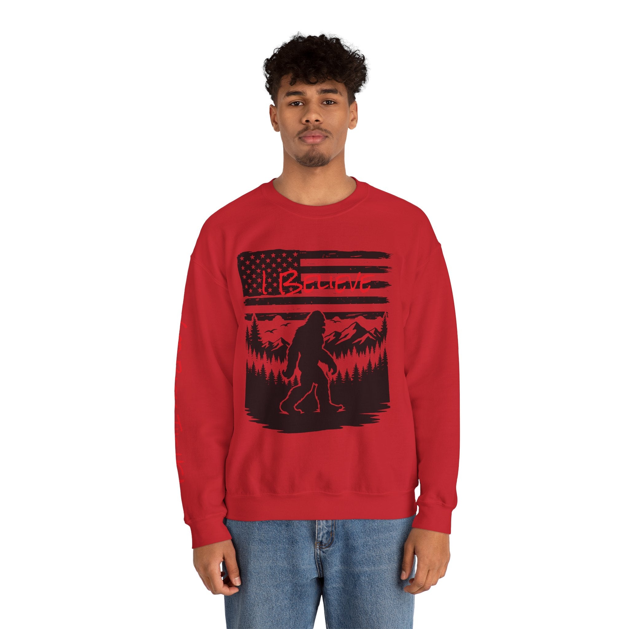 Bigfoot Believer Unisex Crewneck Sweatshirt