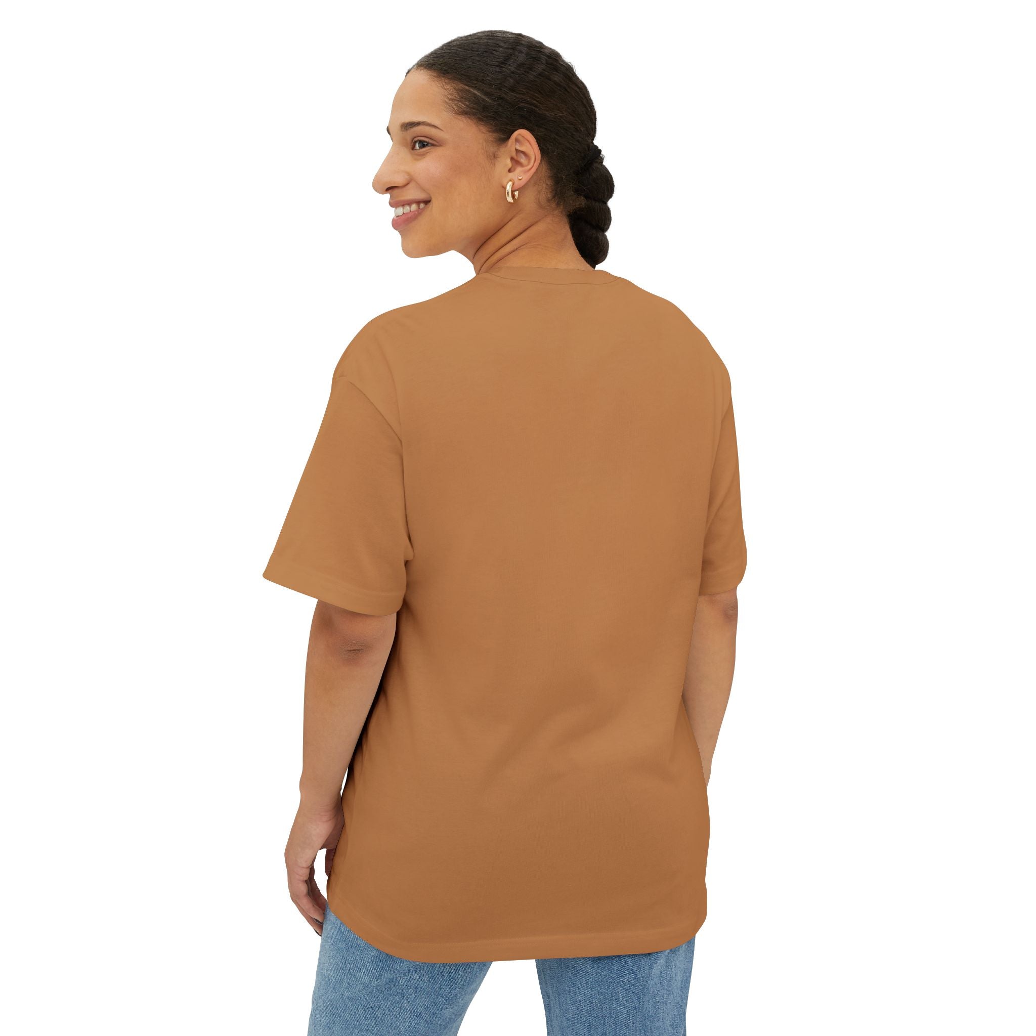 Retro Bigfoot Woods Mode Unisex Oversized Tee