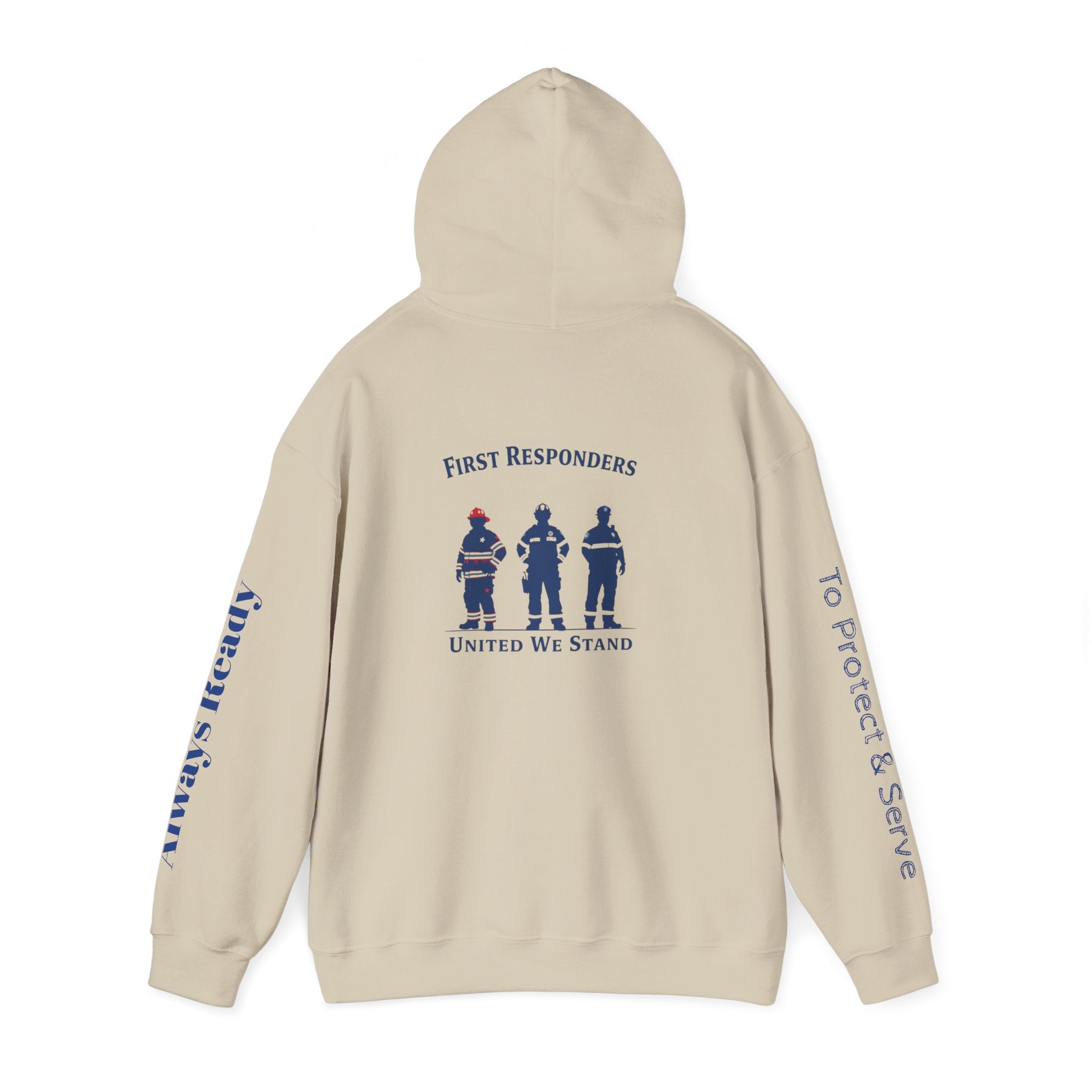 First Responders Unisex Hoodie - Honor, Support & Unite