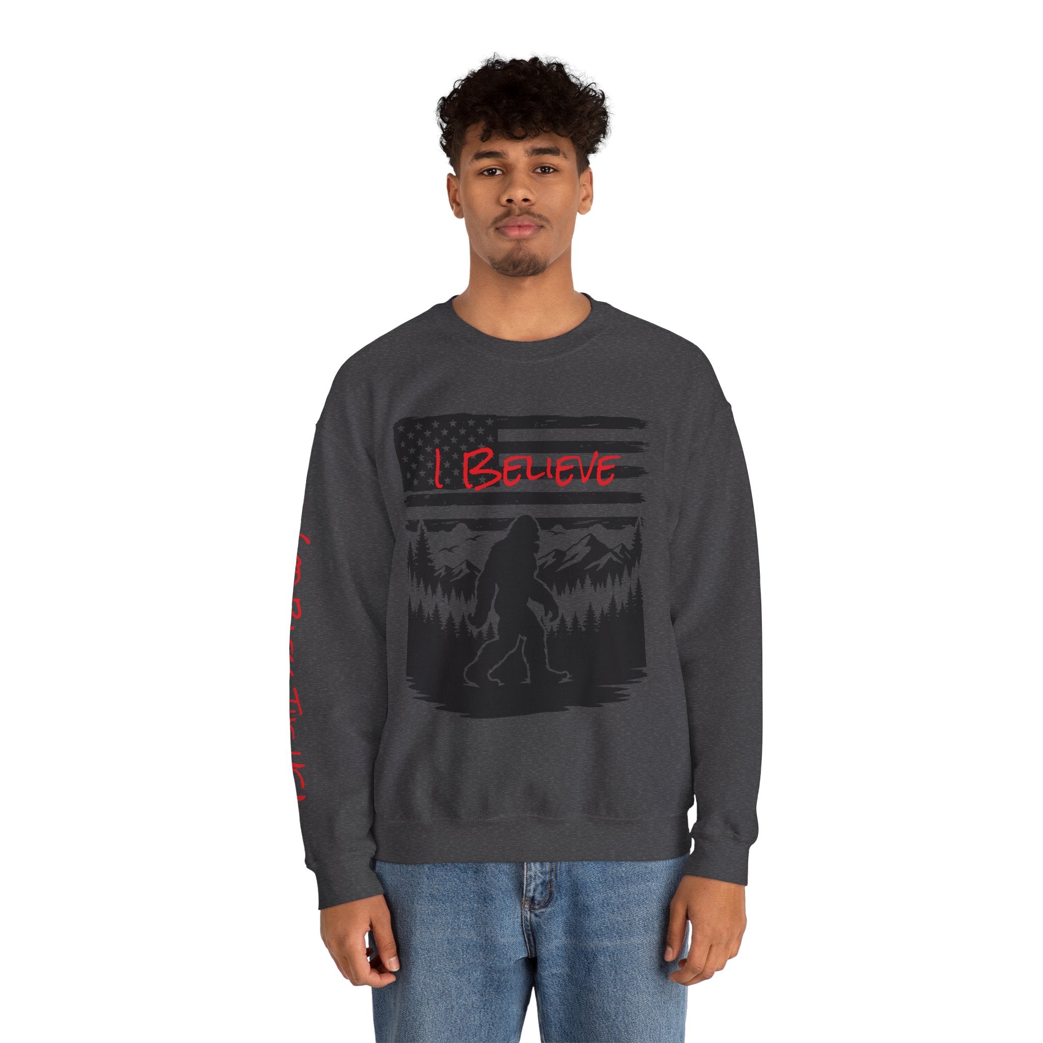 Bigfoot Believer Unisex Crewneck Sweatshirt
