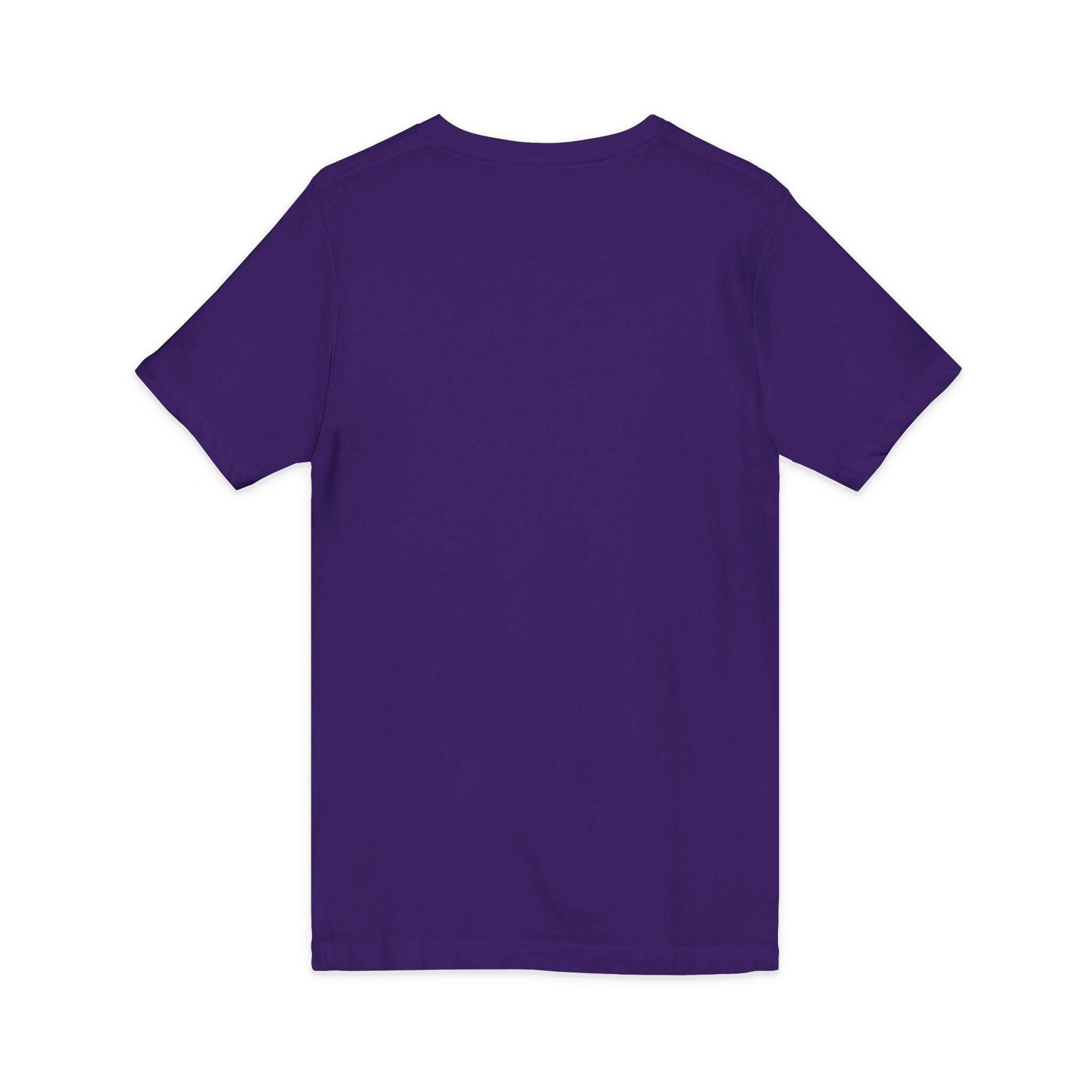 Cat Lover's V-Neck Tee with Playful Design