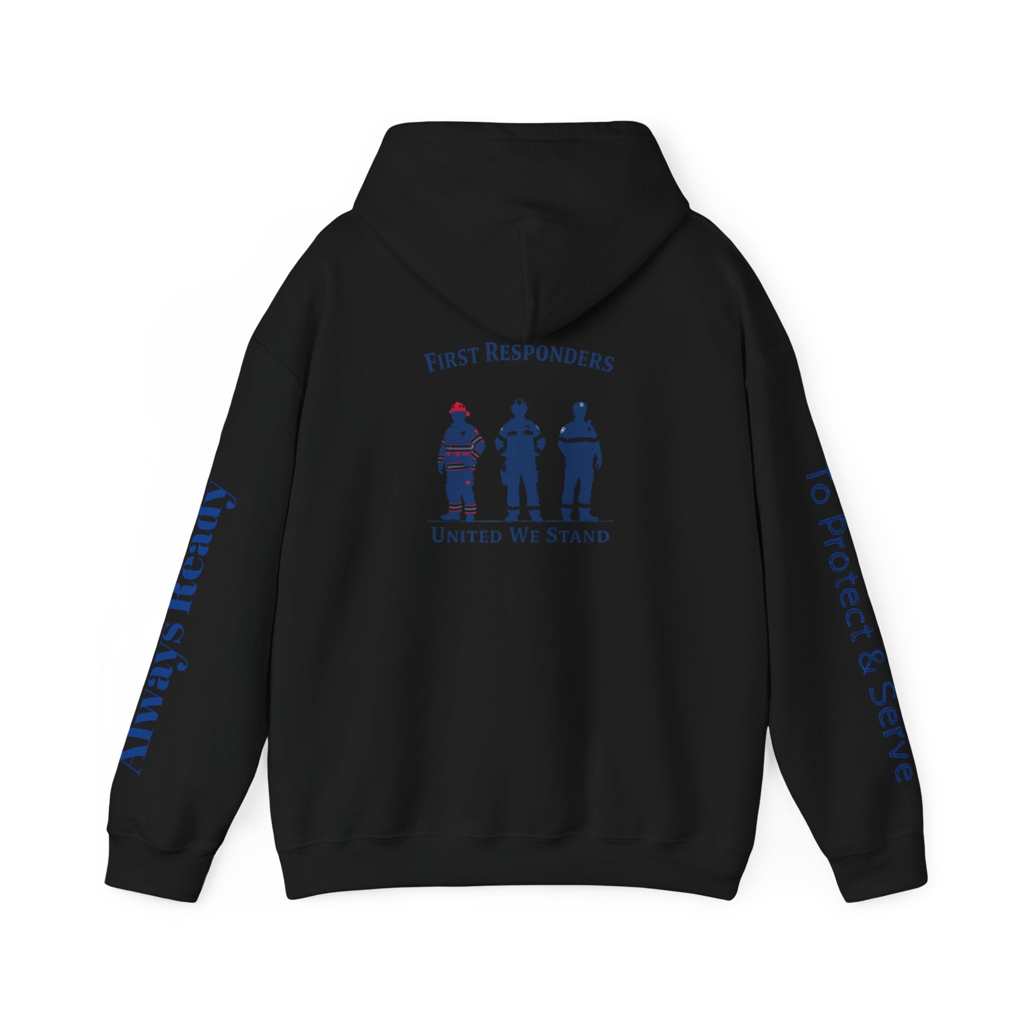 First Responders Unisex Hoodie - Honor, Support & Unite