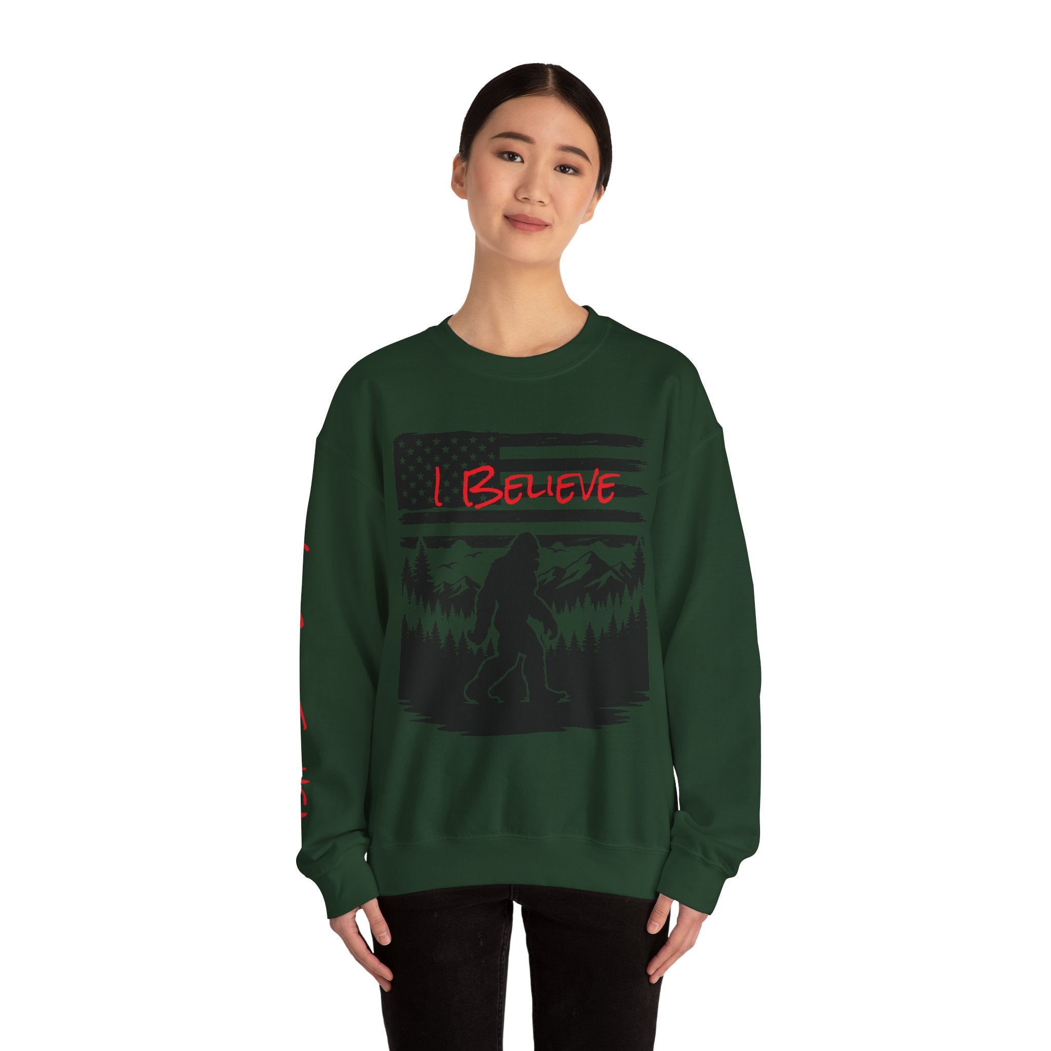 Bigfoot Believer Unisex Crewneck Sweatshirt