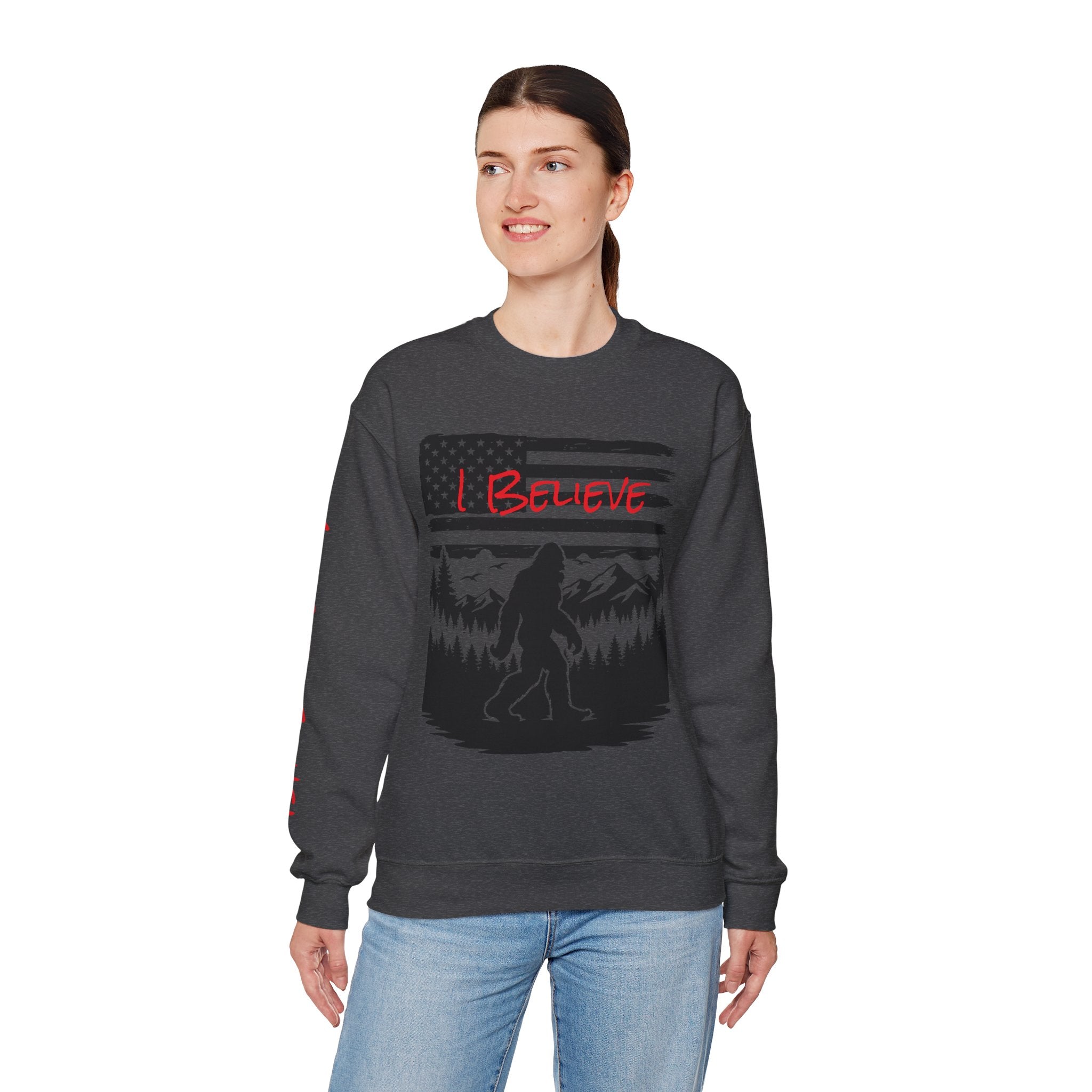 Bigfoot Believer Unisex Crewneck Sweatshirt