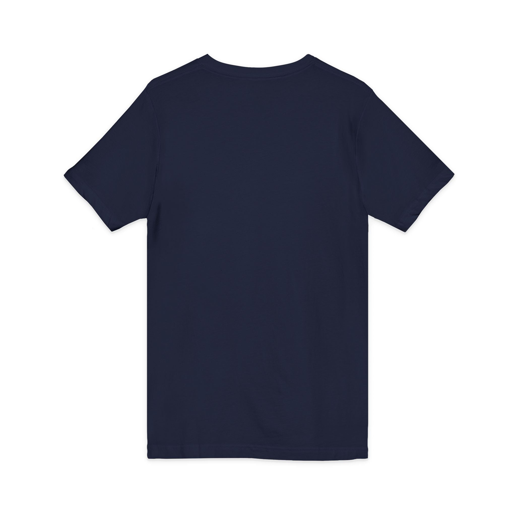 Cat Lover's V-Neck Tee with Playful Design