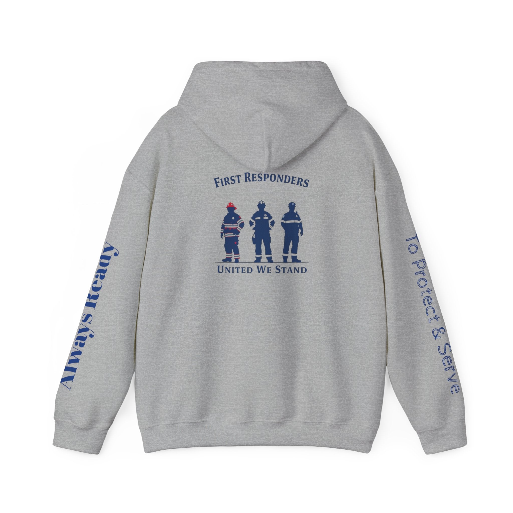 First Responders Unisex Hoodie - Honor, Support & Unite