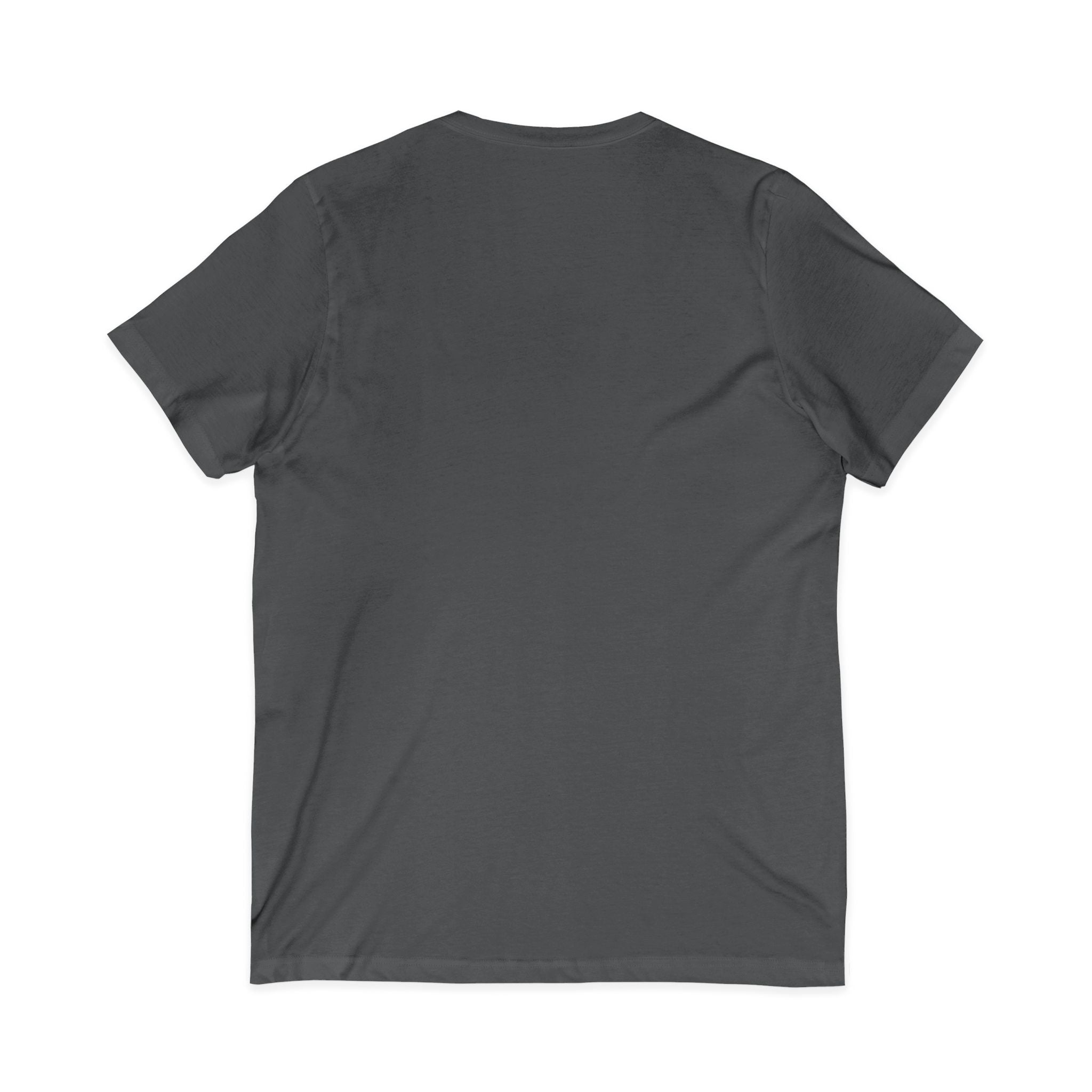Cat Lover's V-Neck Tee with Playful Design