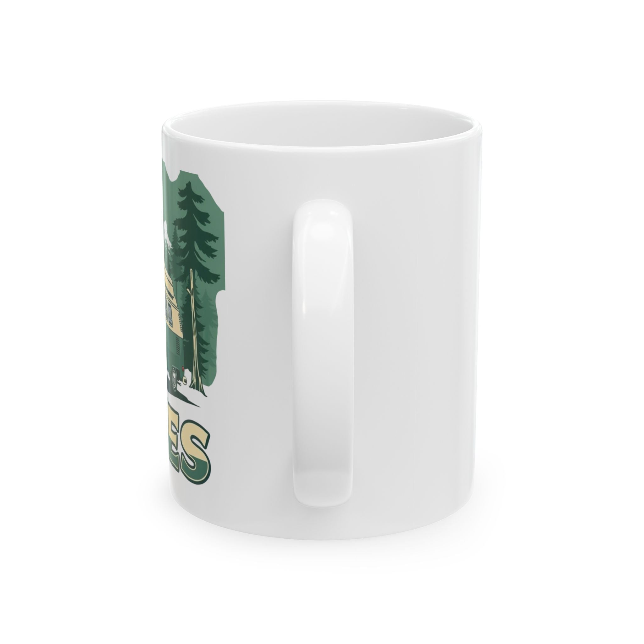 Vintage Camping Ceramic Mug - Perfect for Nature Lovers