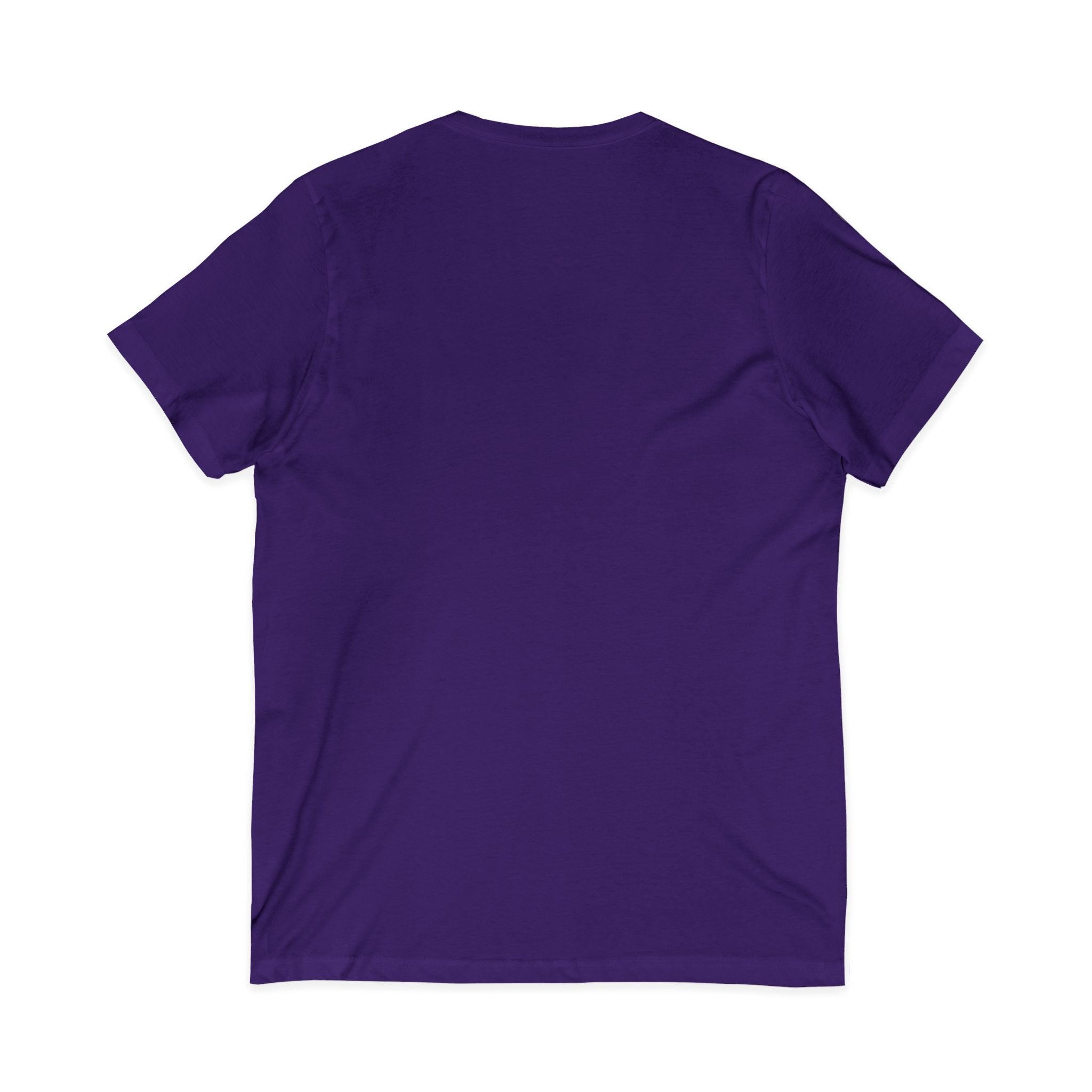 Cat Lover's V-Neck Tee with Playful Design