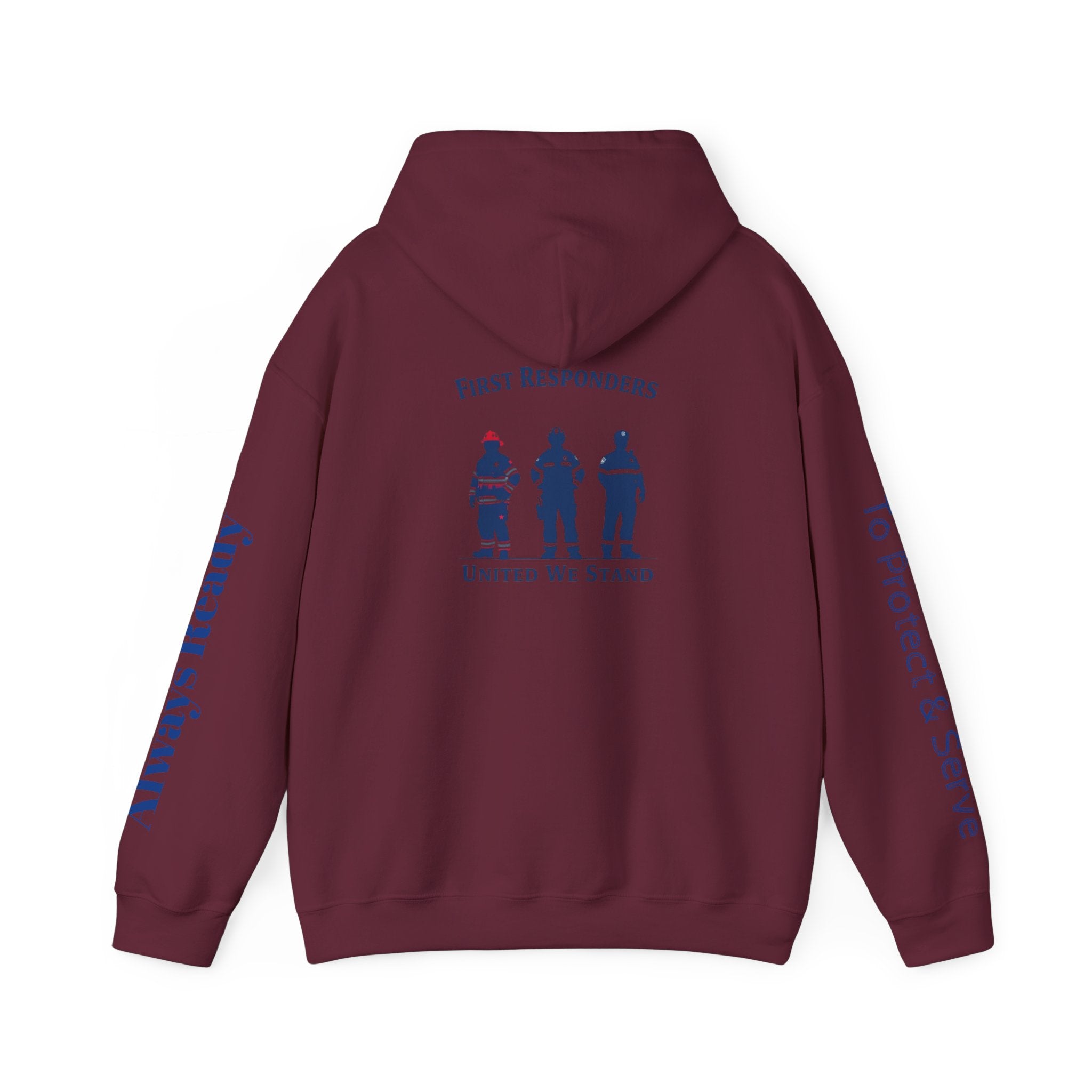 First Responders Unisex Hoodie - Honor, Support & Unite