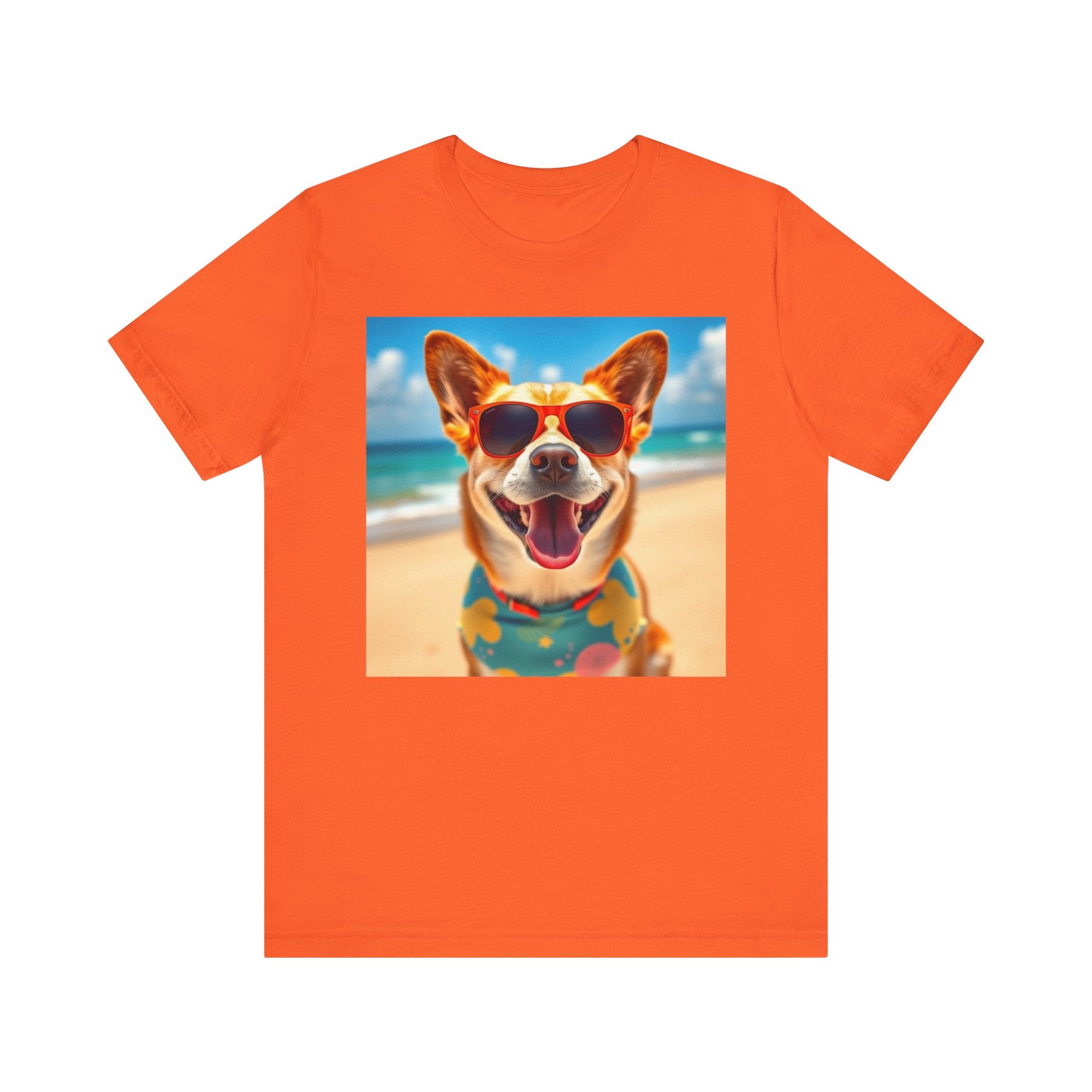 Happy Pup Beach Vibes Unisex Short Sleeve Tee