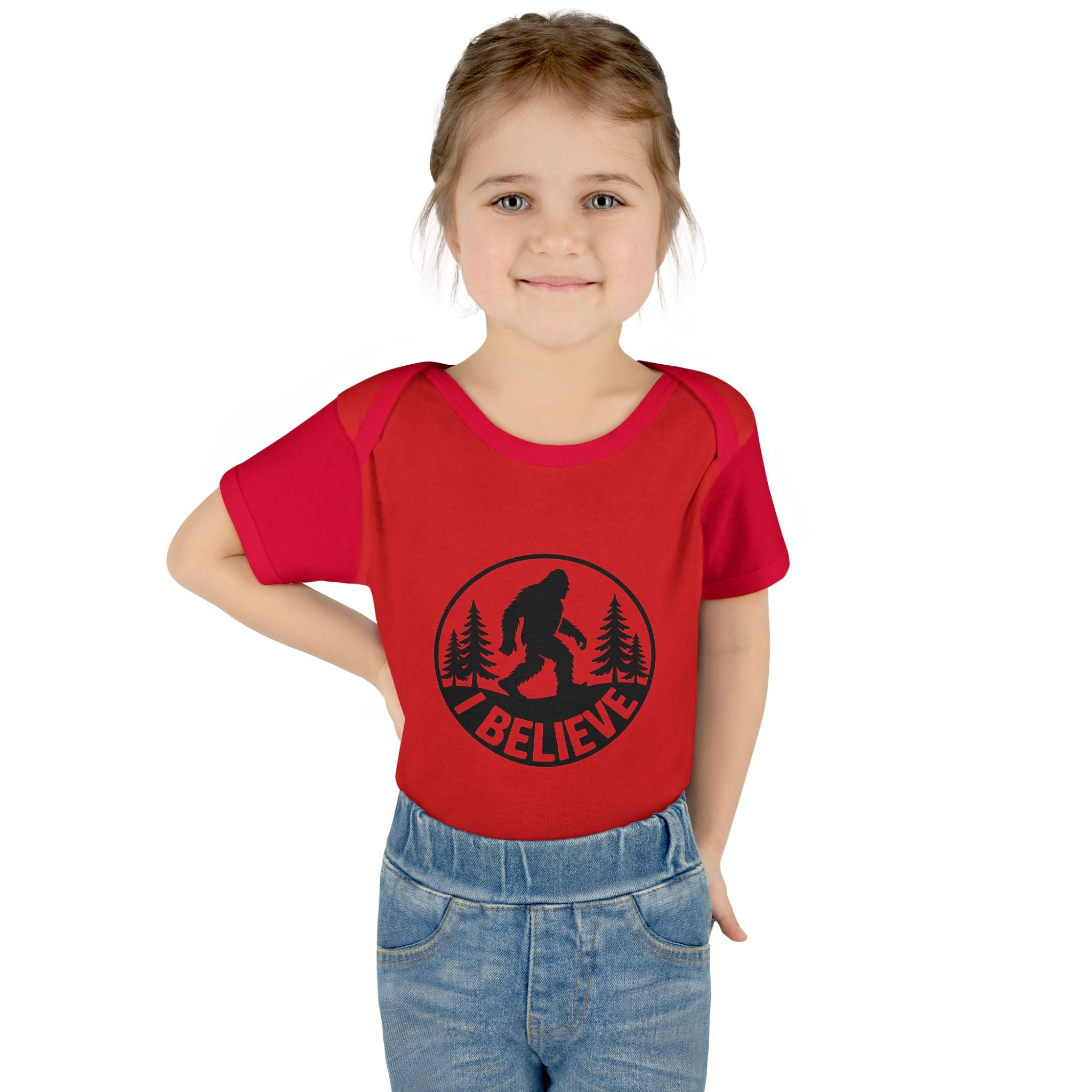 I Believe in Bigfoot Infant Bodysuit