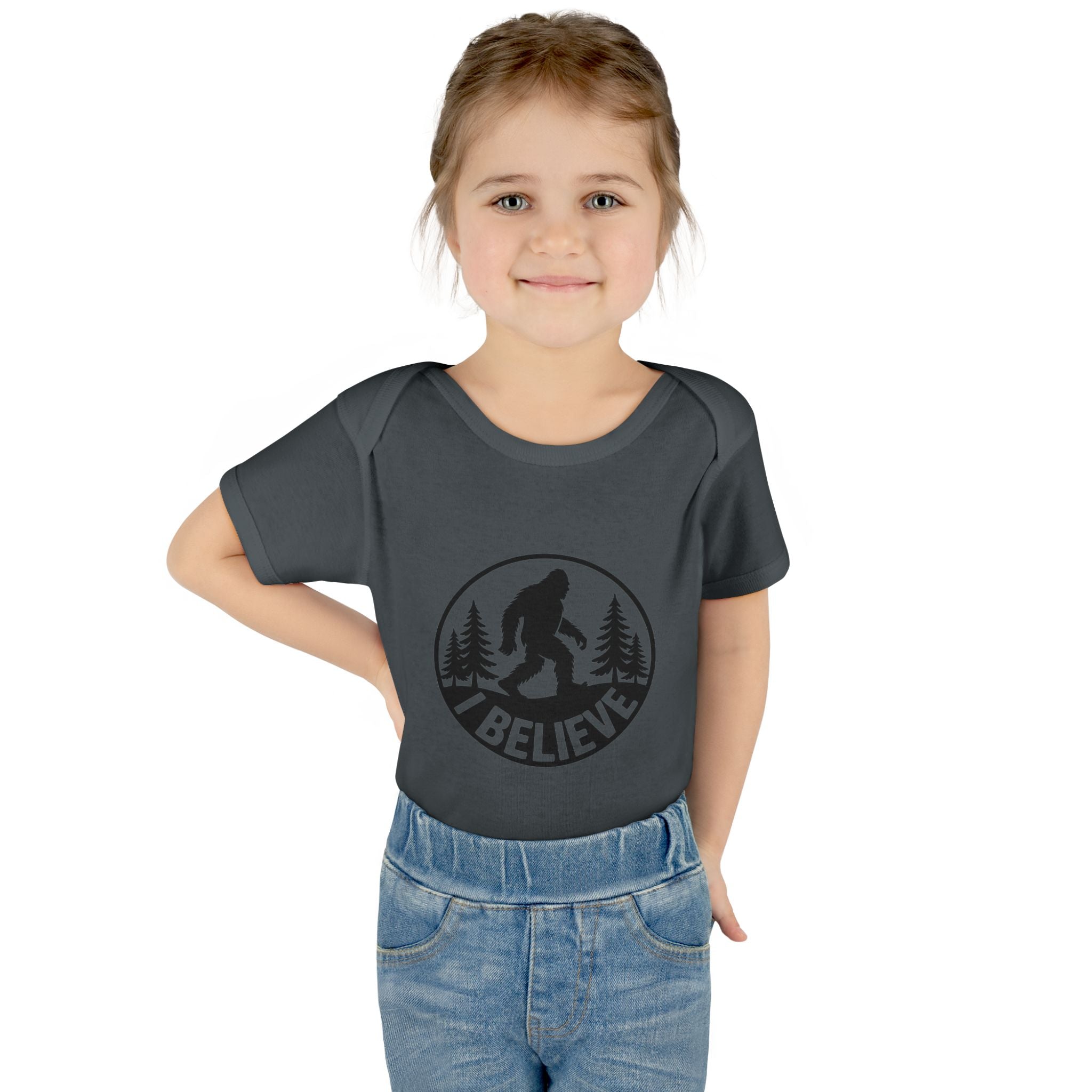 I Believe in Bigfoot Infant Bodysuit