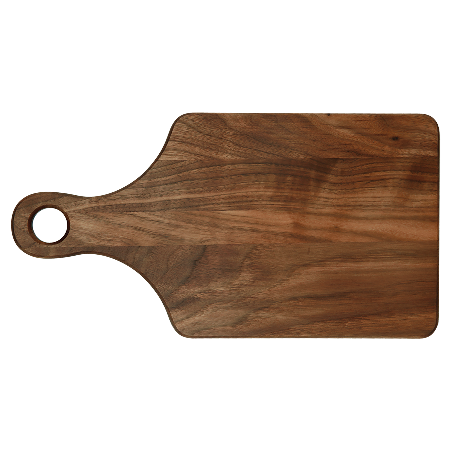 Engraved Wooden Cutting Board - Bigfoot Fishing Design