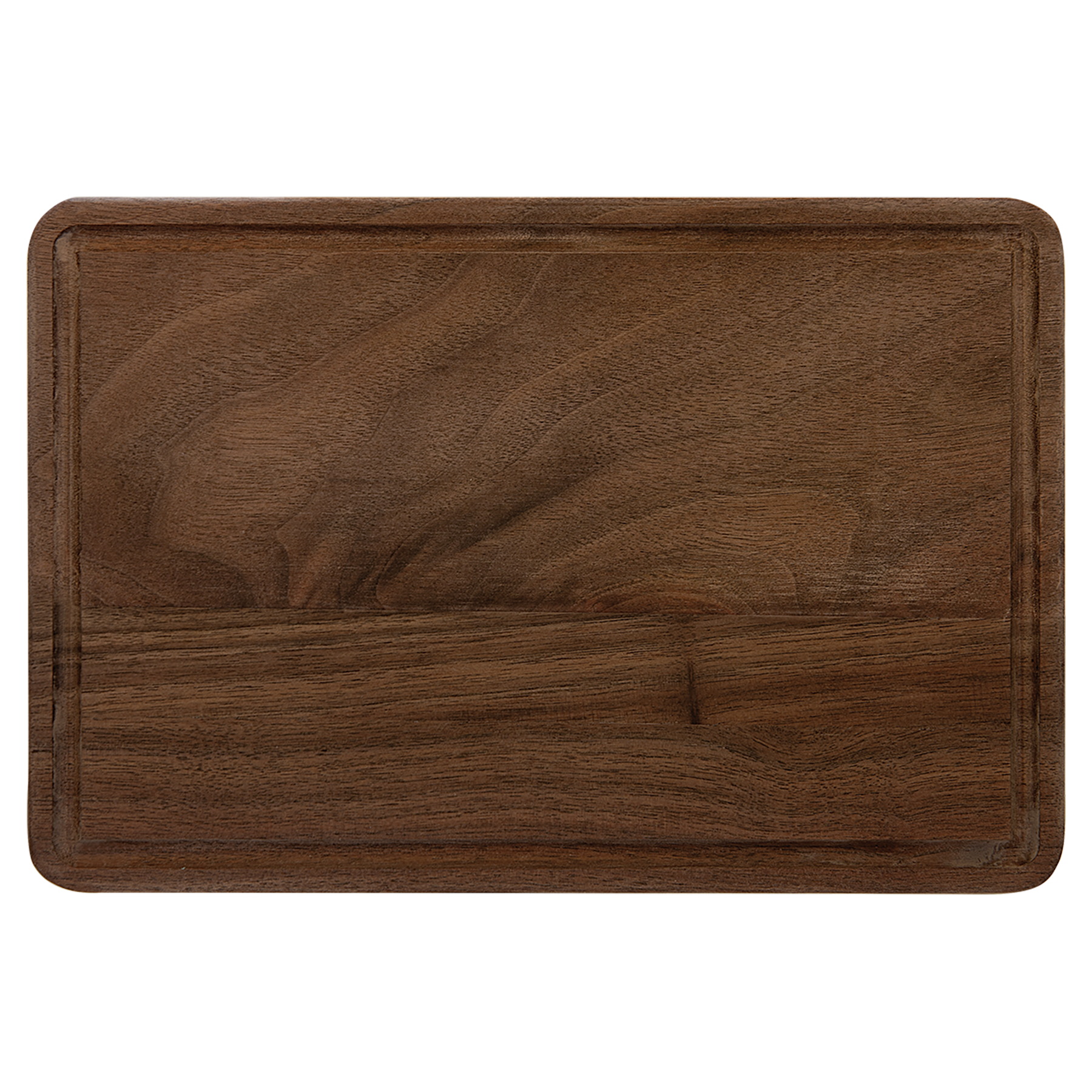 Engraved Wooden Cutting Board - Bigfoot Fishing Design