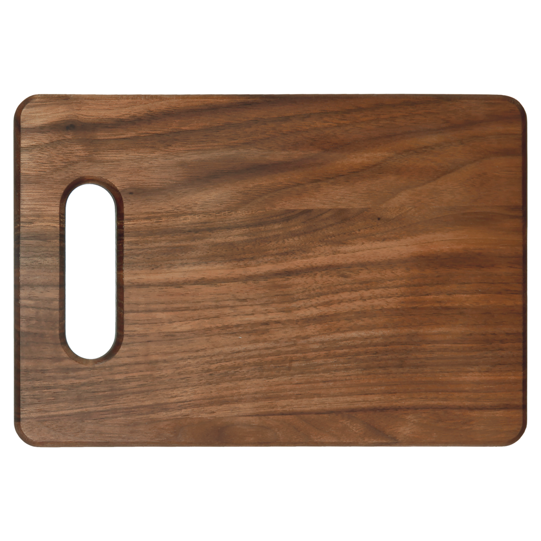 Engraved Wooden Cutting Board - Bigfoot Fishing Design