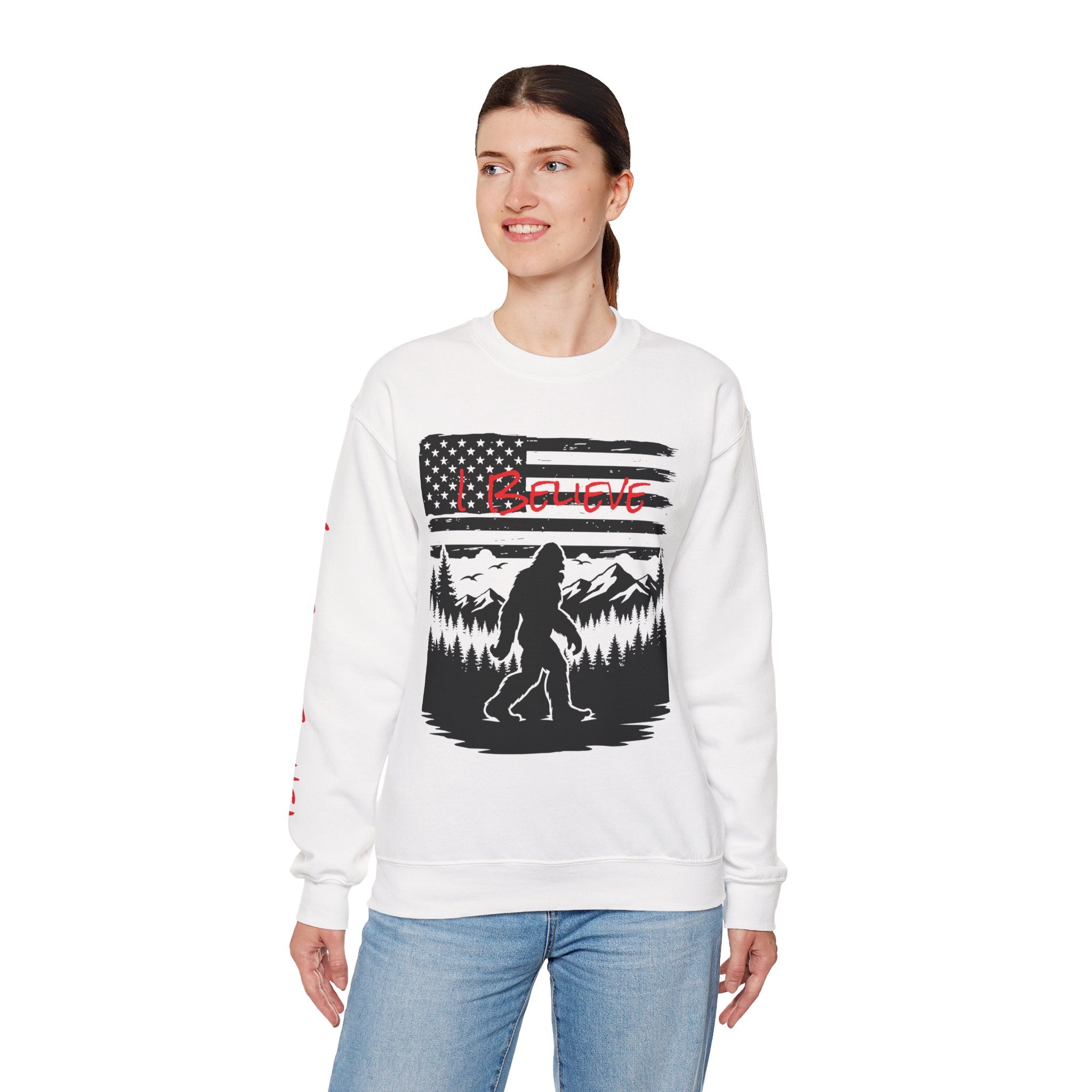 Bigfoot Believer Unisex Crewneck Sweatshirt