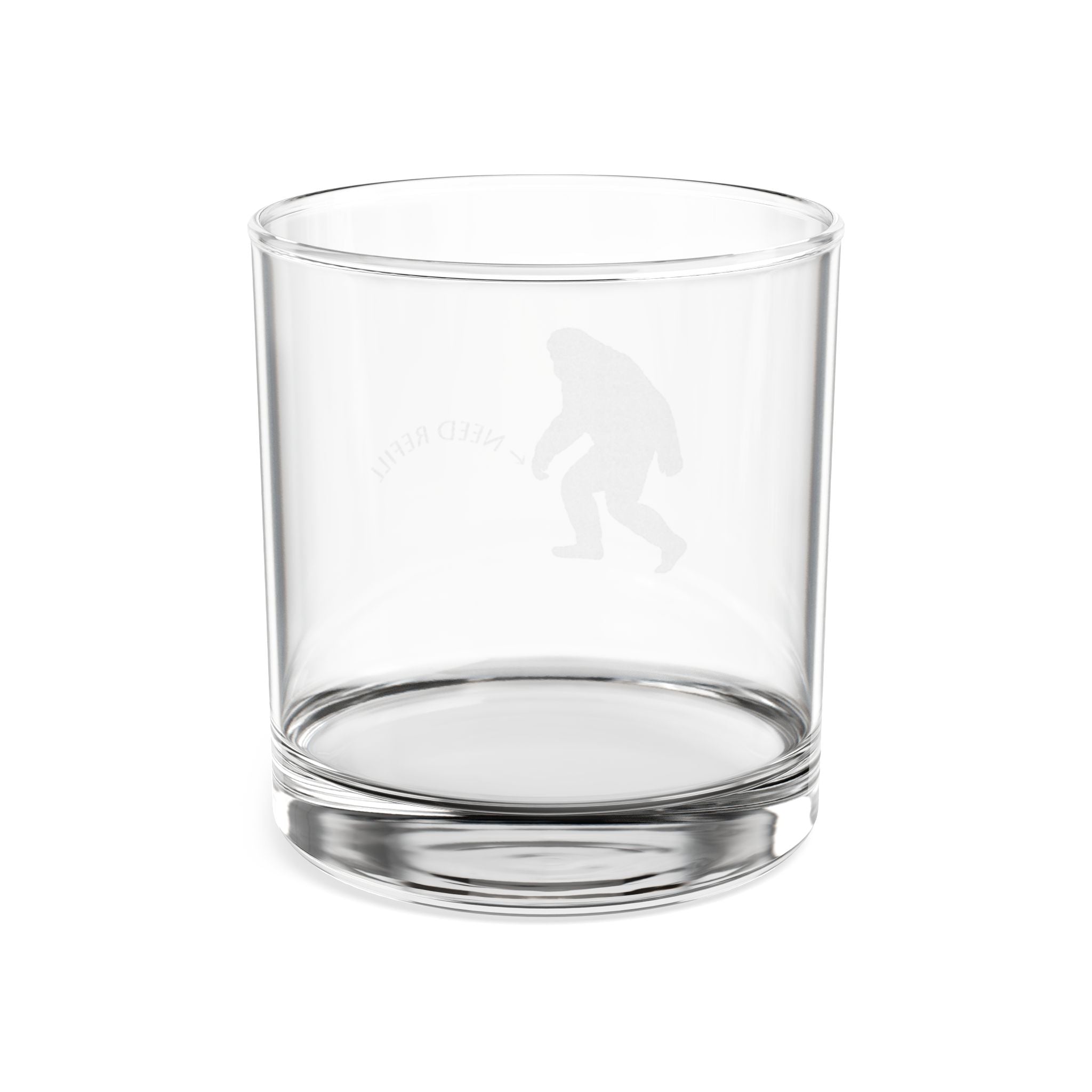 Engraved Bigfoot Whiskey Glass - 10.5oz Unique Barware