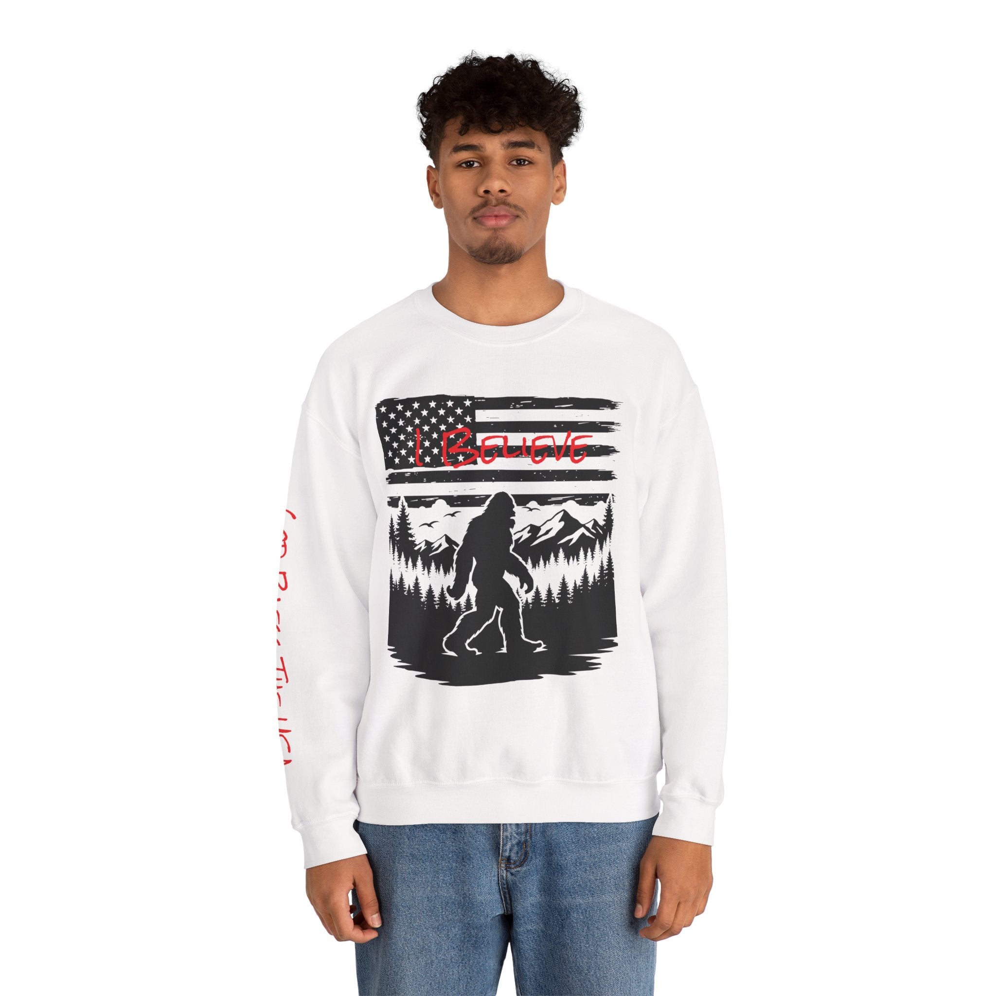 Bigfoot Believer Unisex Crewneck Sweatshirt